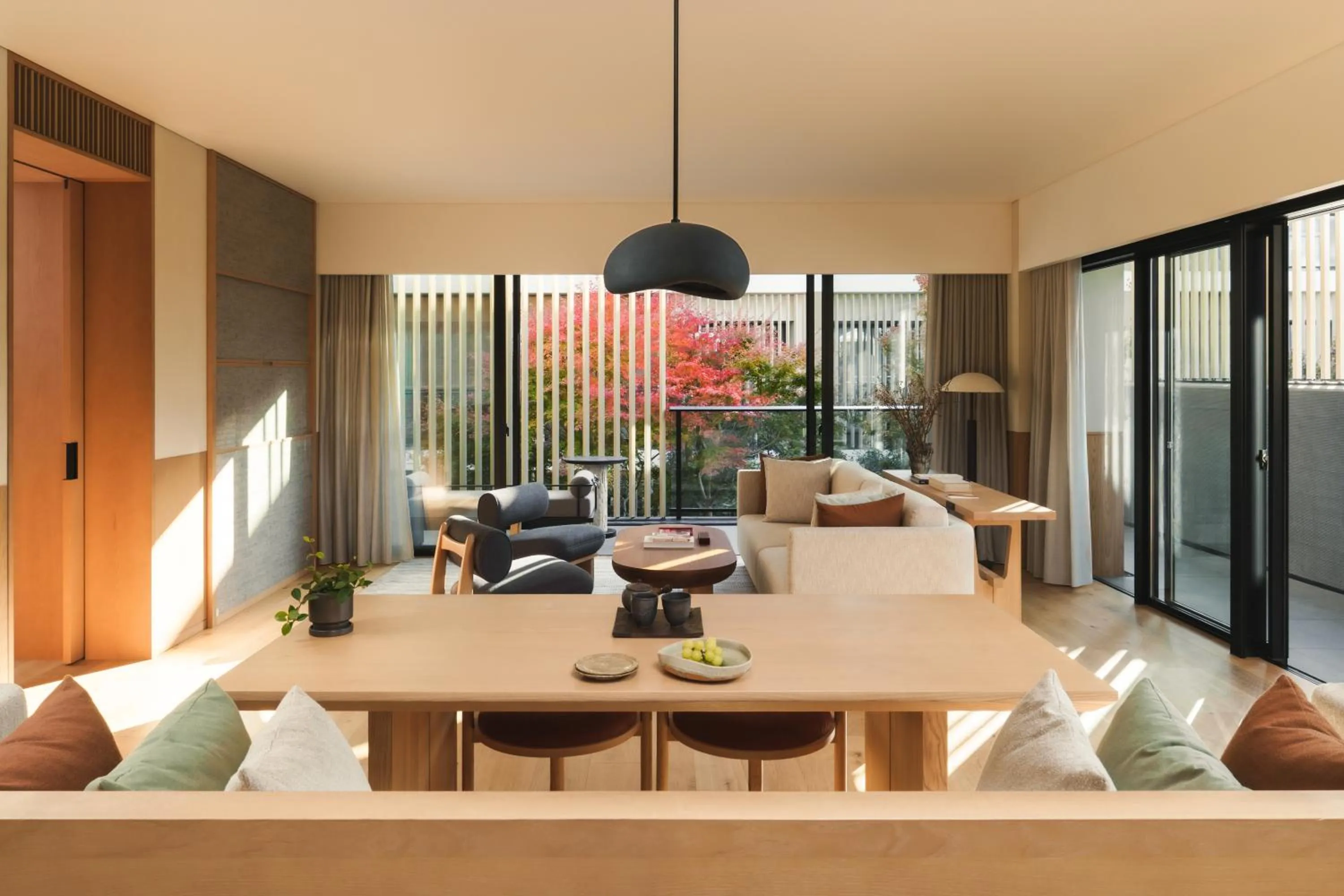 Living room in Six Senses Kyoto