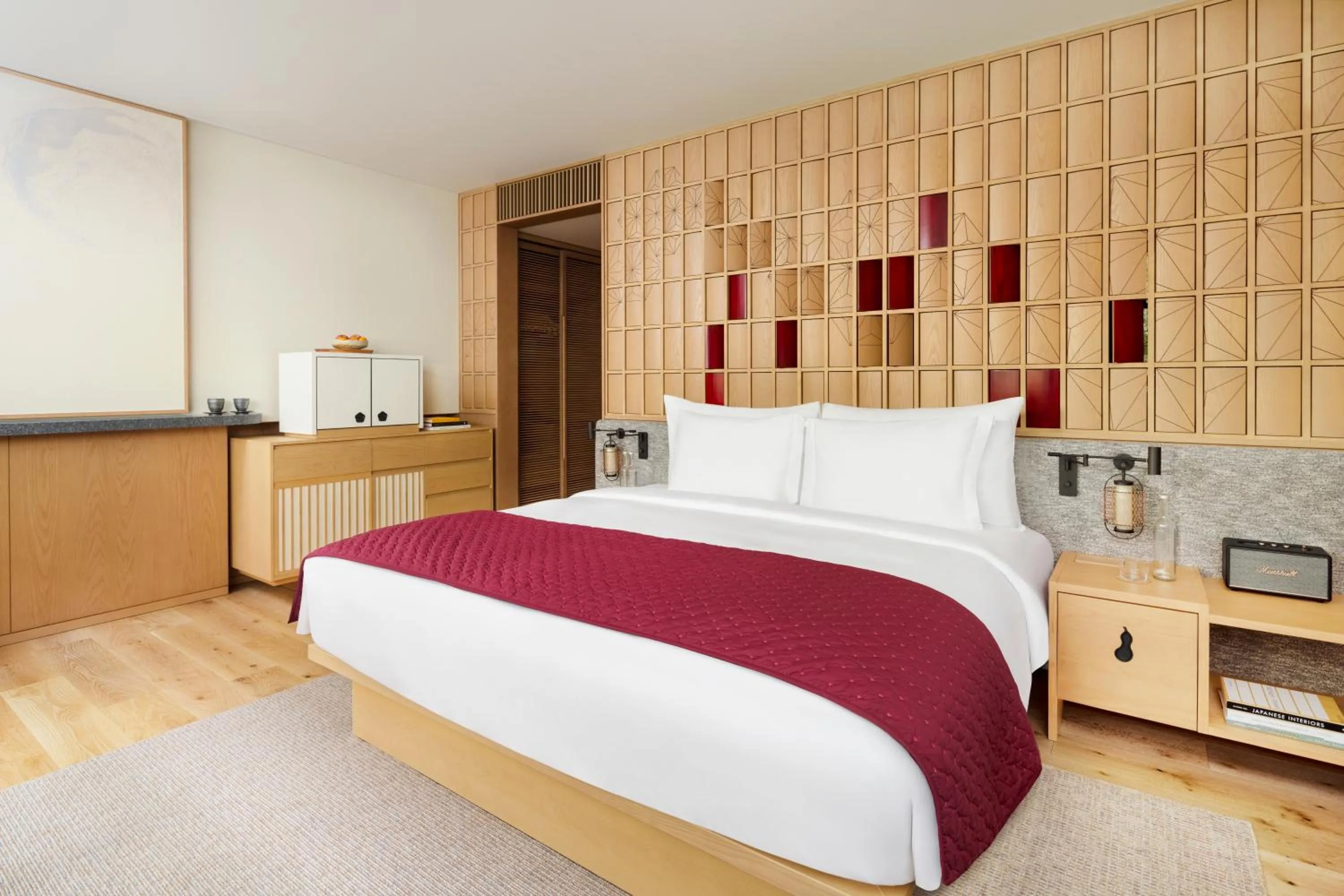 Bed in Six Senses Kyoto