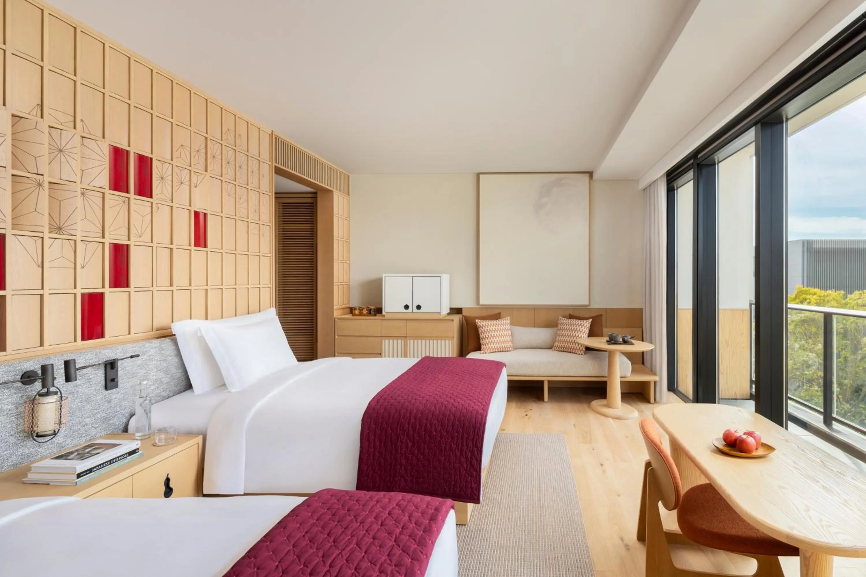 Bed in Six Senses Kyoto