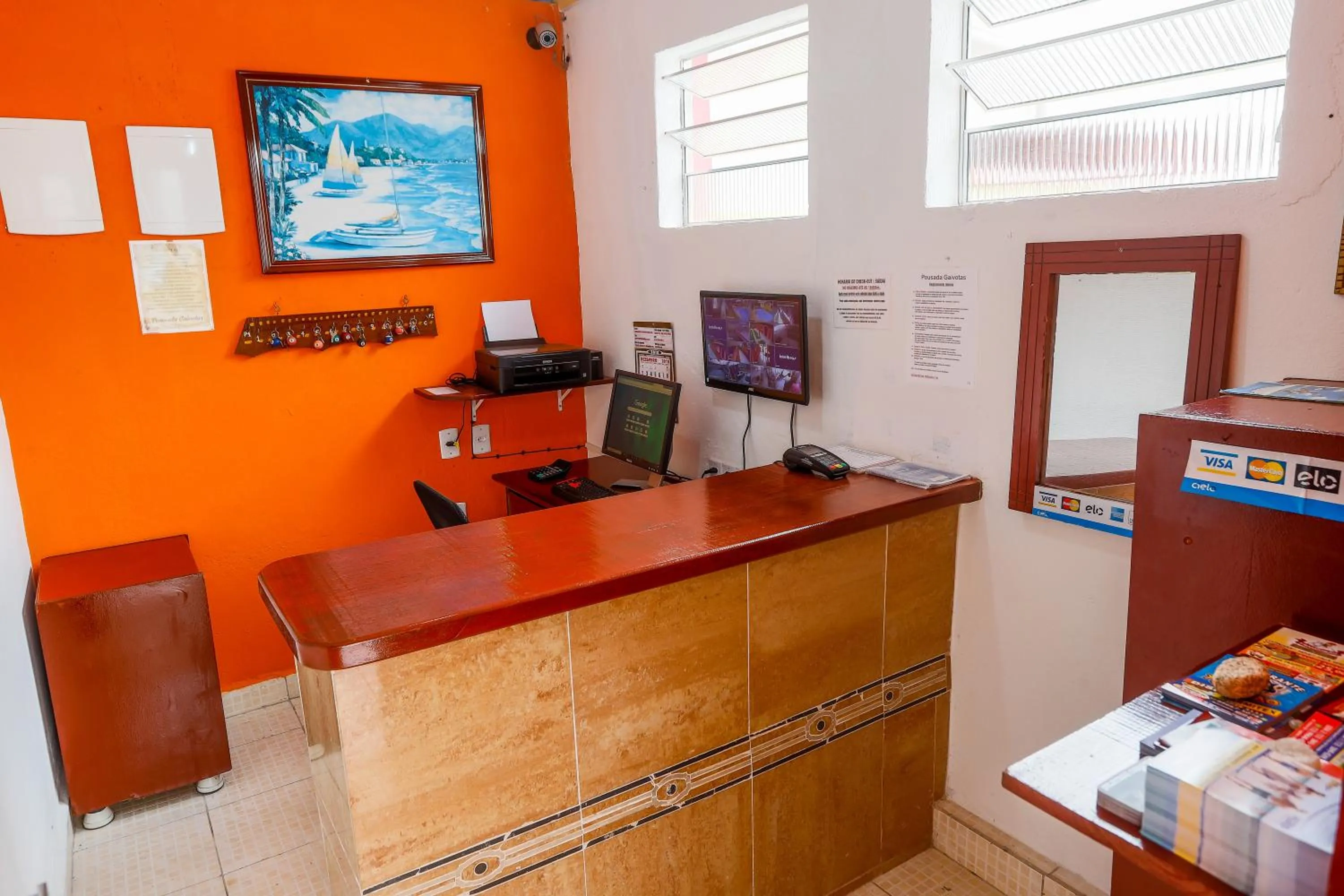 Lobby or reception in Pousada Gaivotas de Maranduba