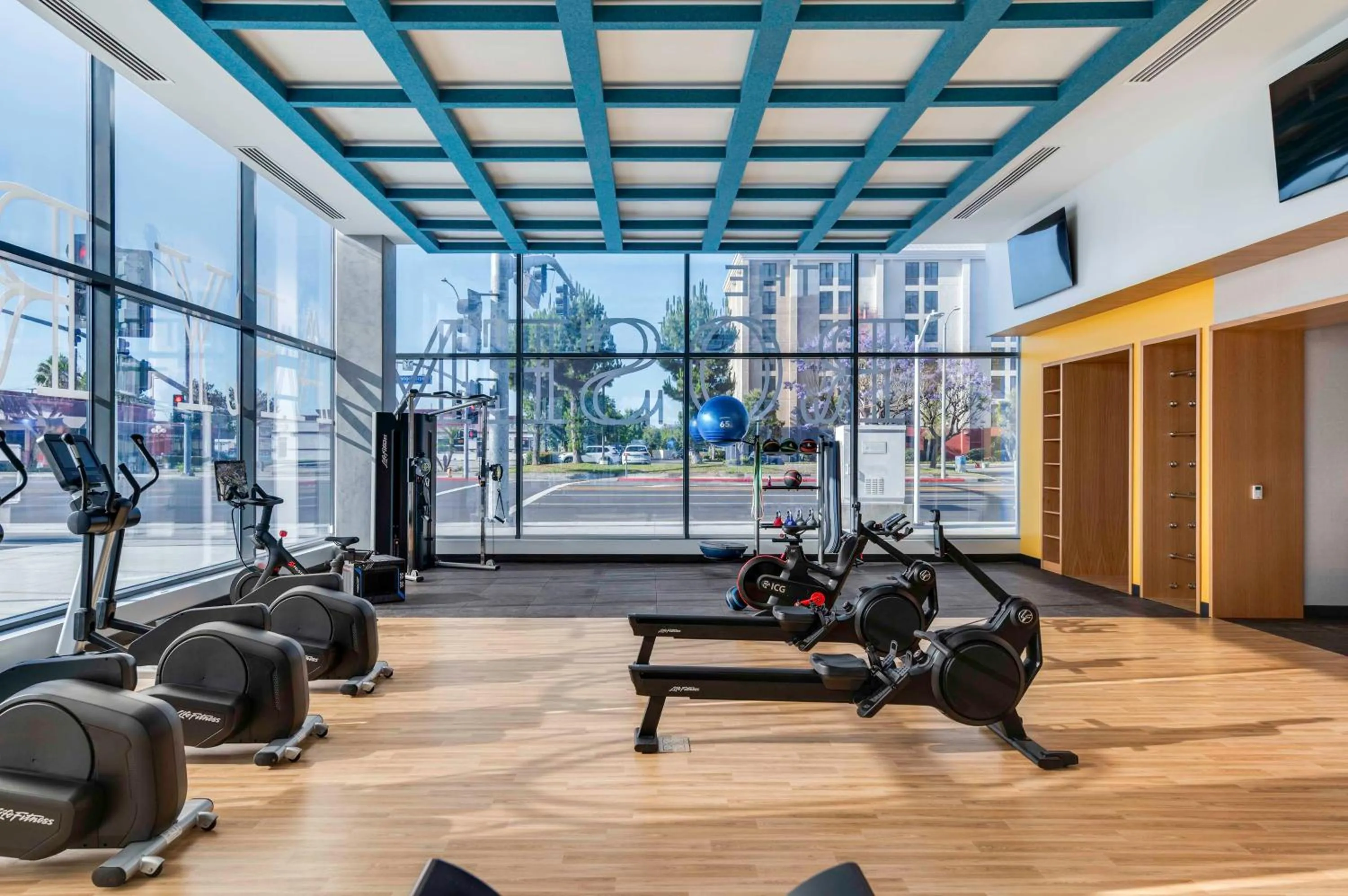 Fitness centre/facilities in Hilton Buena Park Anaheim