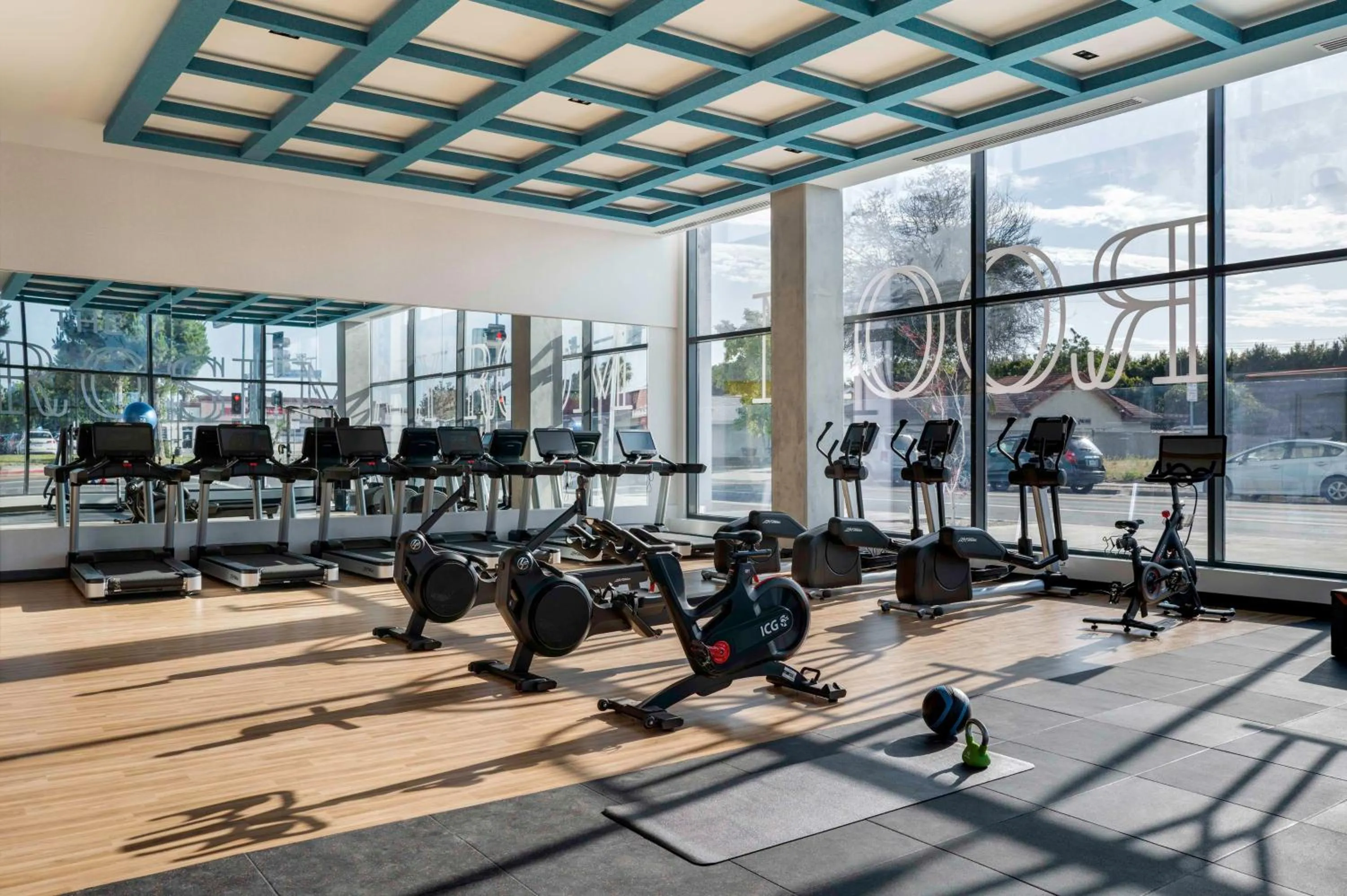 Fitness centre/facilities in Hilton Buena Park Anaheim