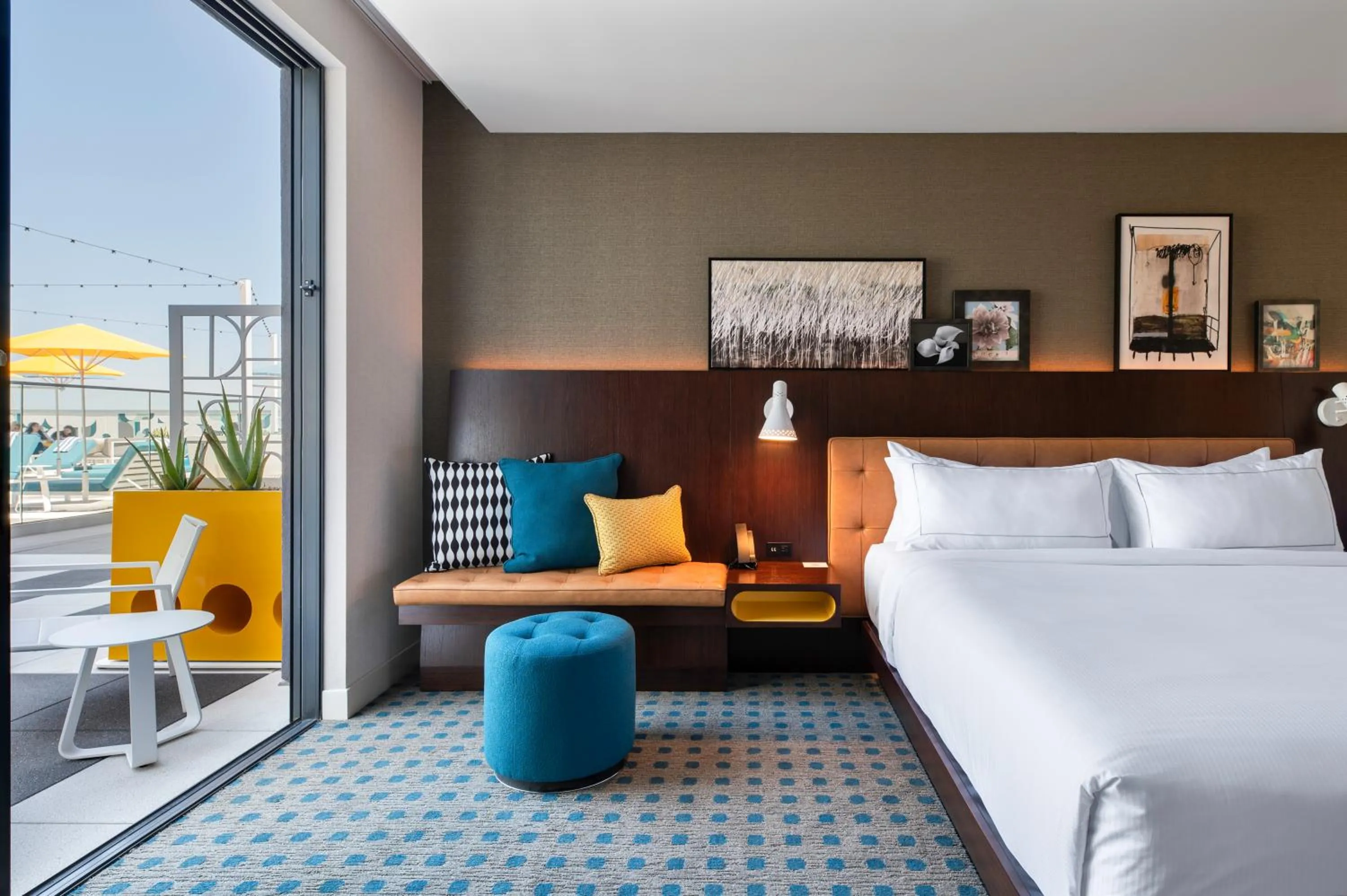 Bedroom, Bed in Hilton Buena Park Anaheim