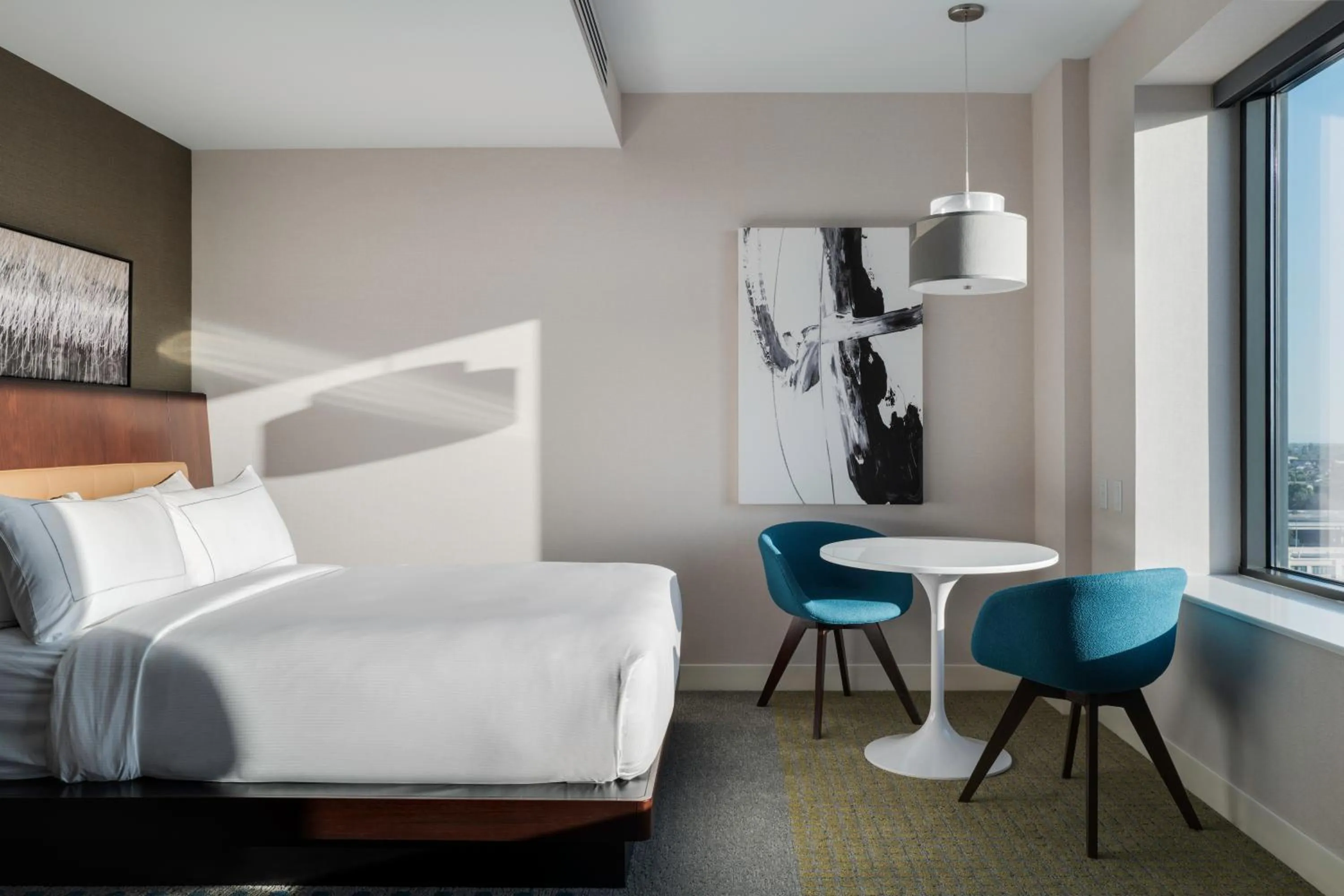 Bed in Hilton Buena Park Anaheim