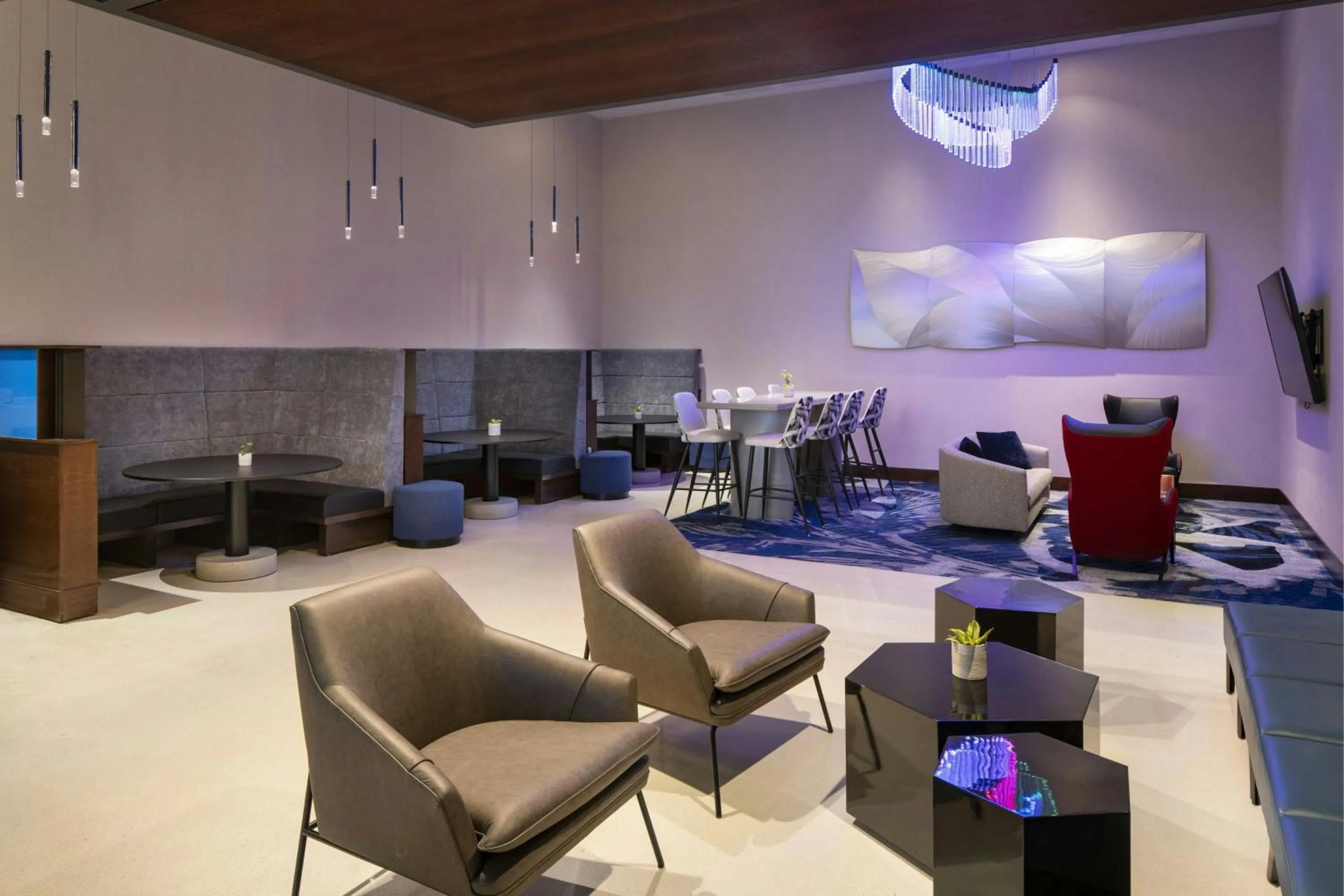 Lobby or reception in Courtyard by Marriott Los Angeles L.A. LIVE