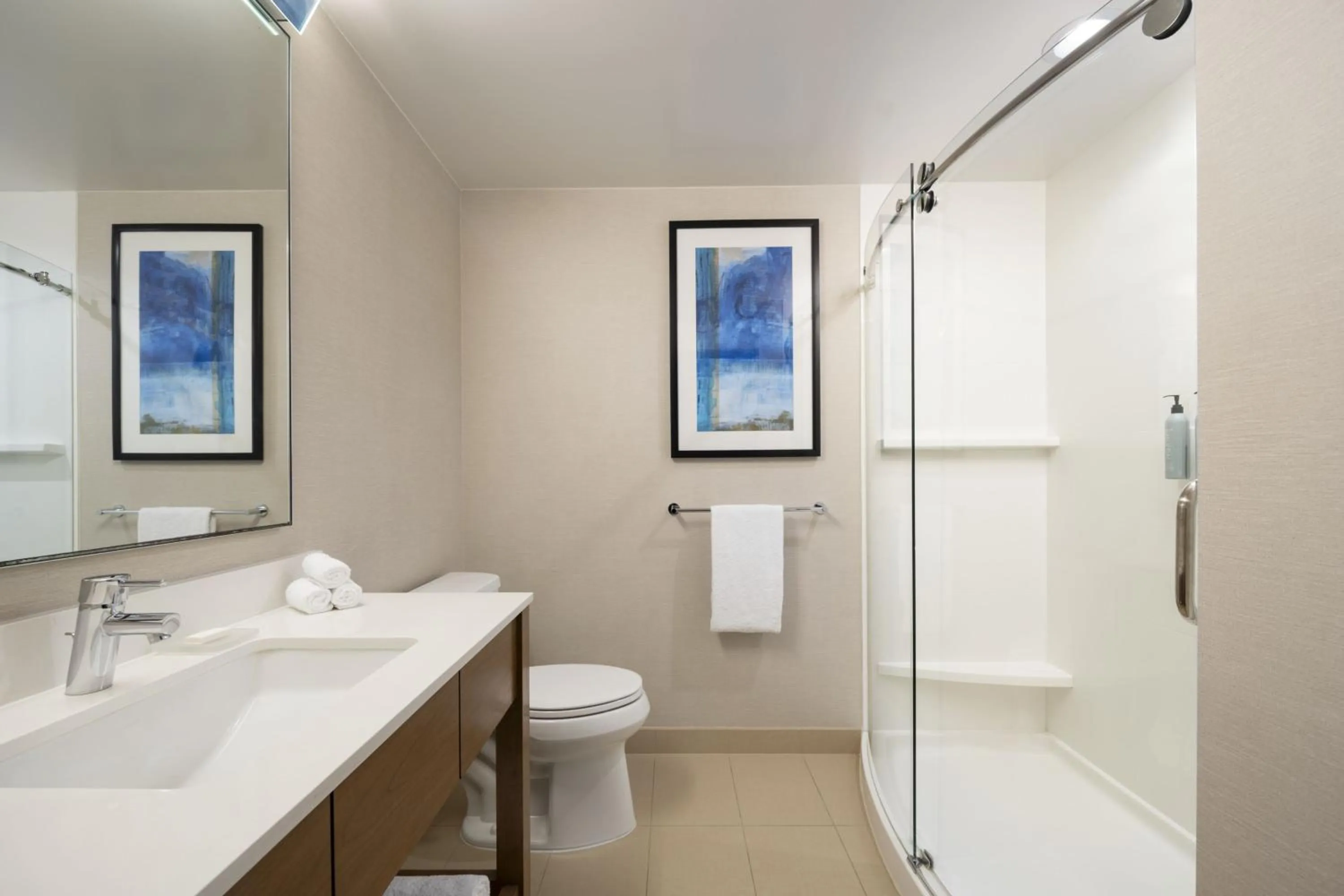 Bathroom in Courtyard by Marriott Los Angeles L.A. LIVE