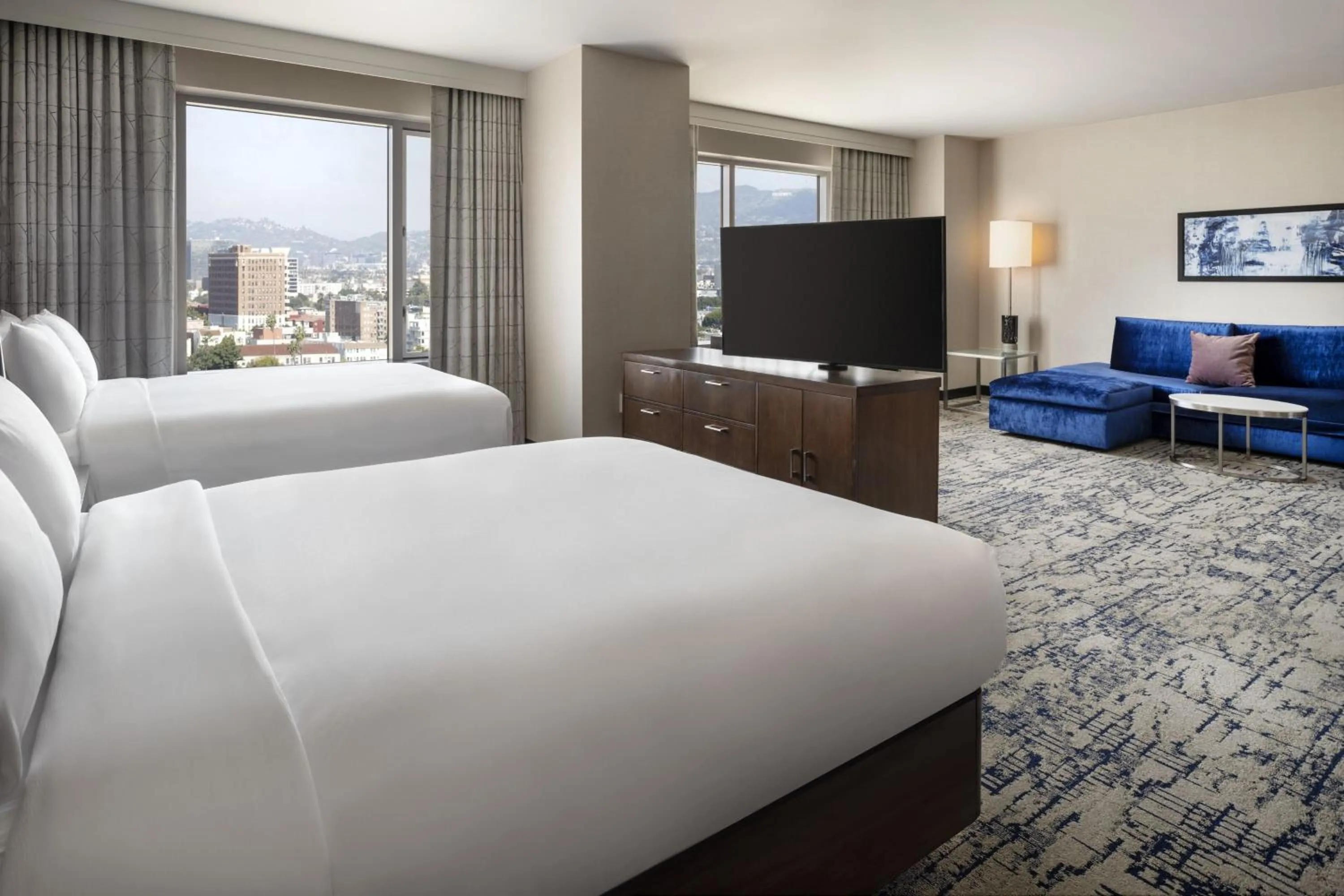 Bedroom, Bed in Residence Inn by Marriott Los Angeles L.A. LIVE