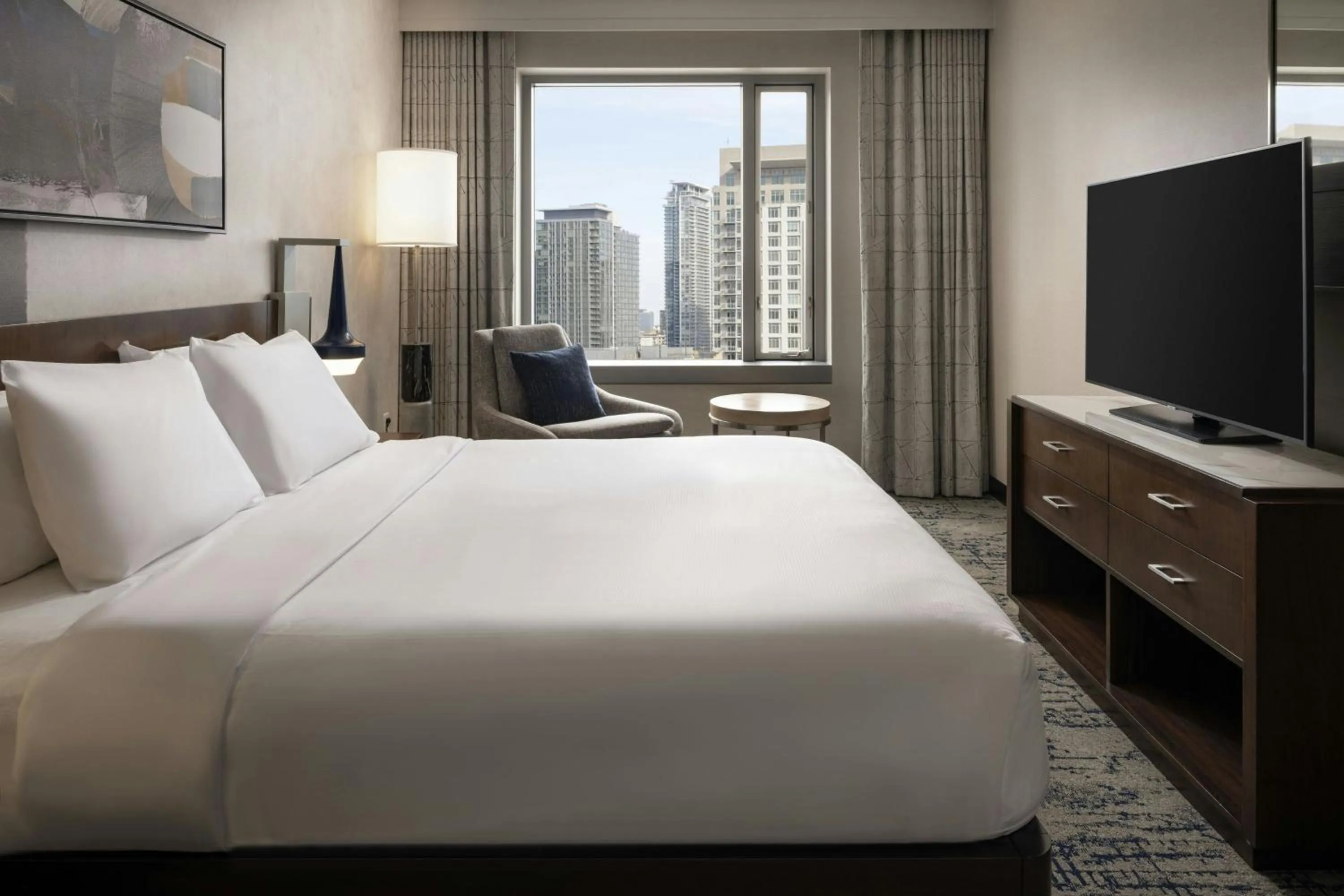 Bedroom, Bed in Residence Inn by Marriott Los Angeles L.A. LIVE