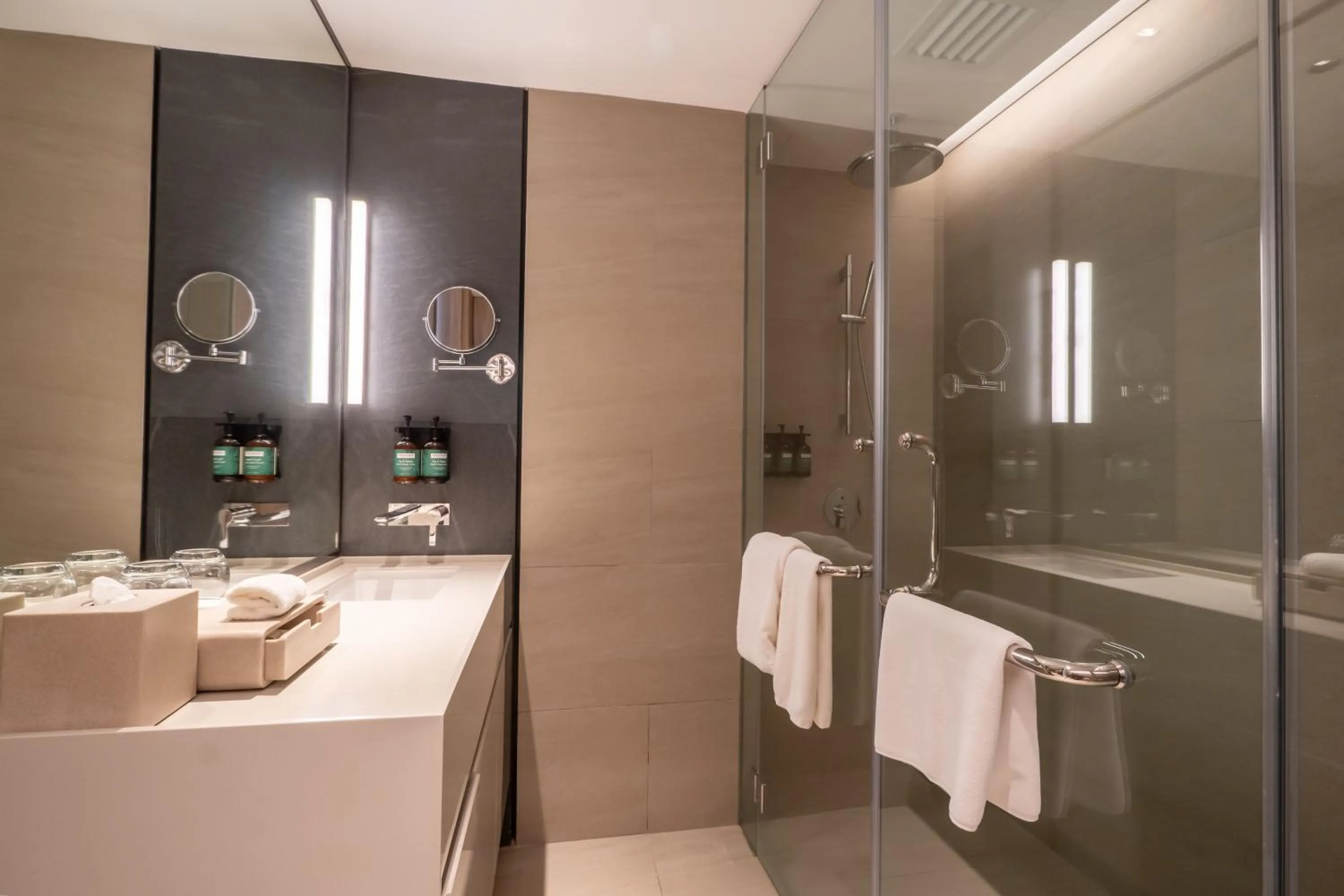 Bathroom in Crowne Plaza Penang Straits City by IHG