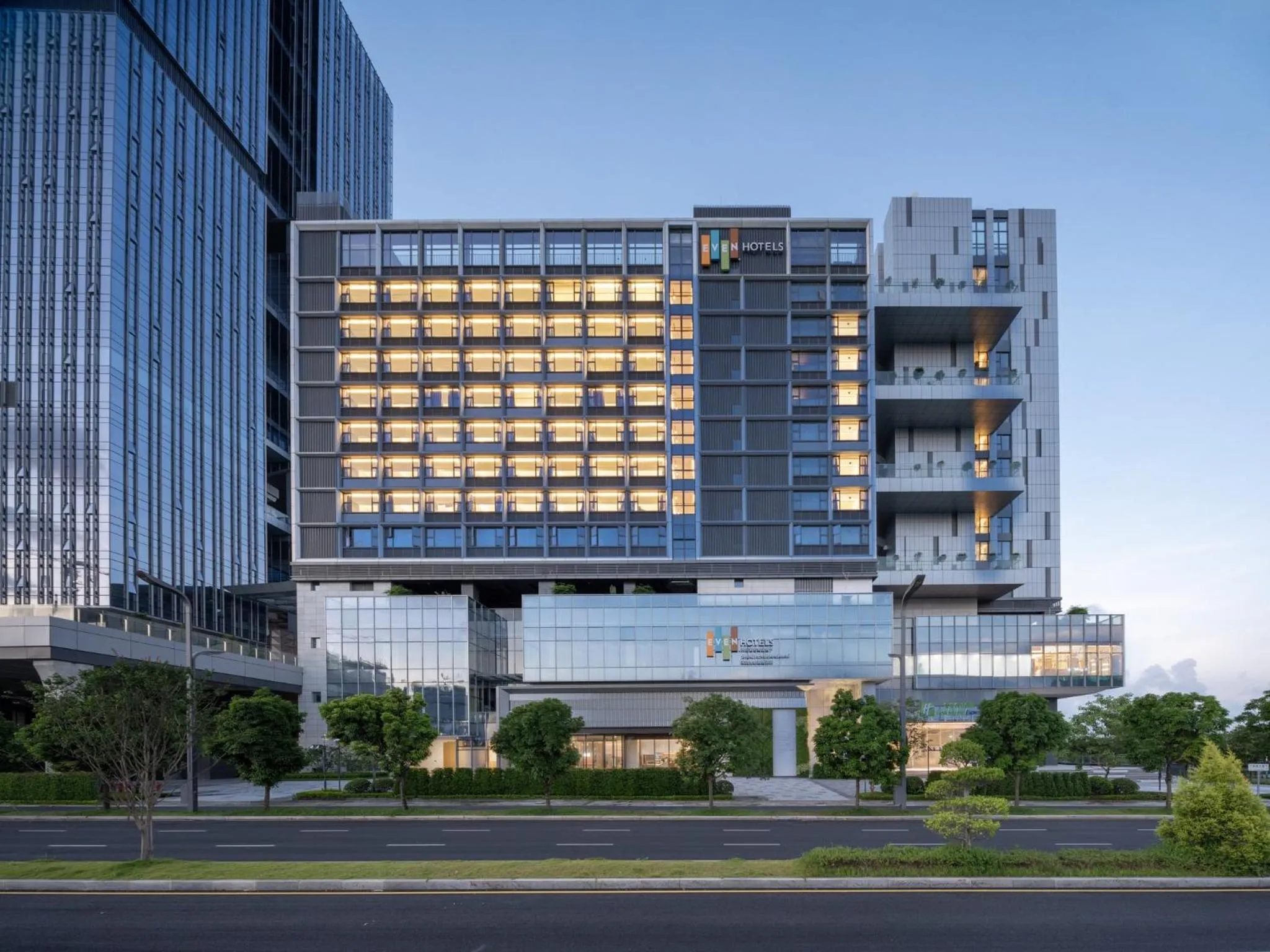 Property building in EVEN Hotels Shenzhen Guangming Cloud Park by IHG