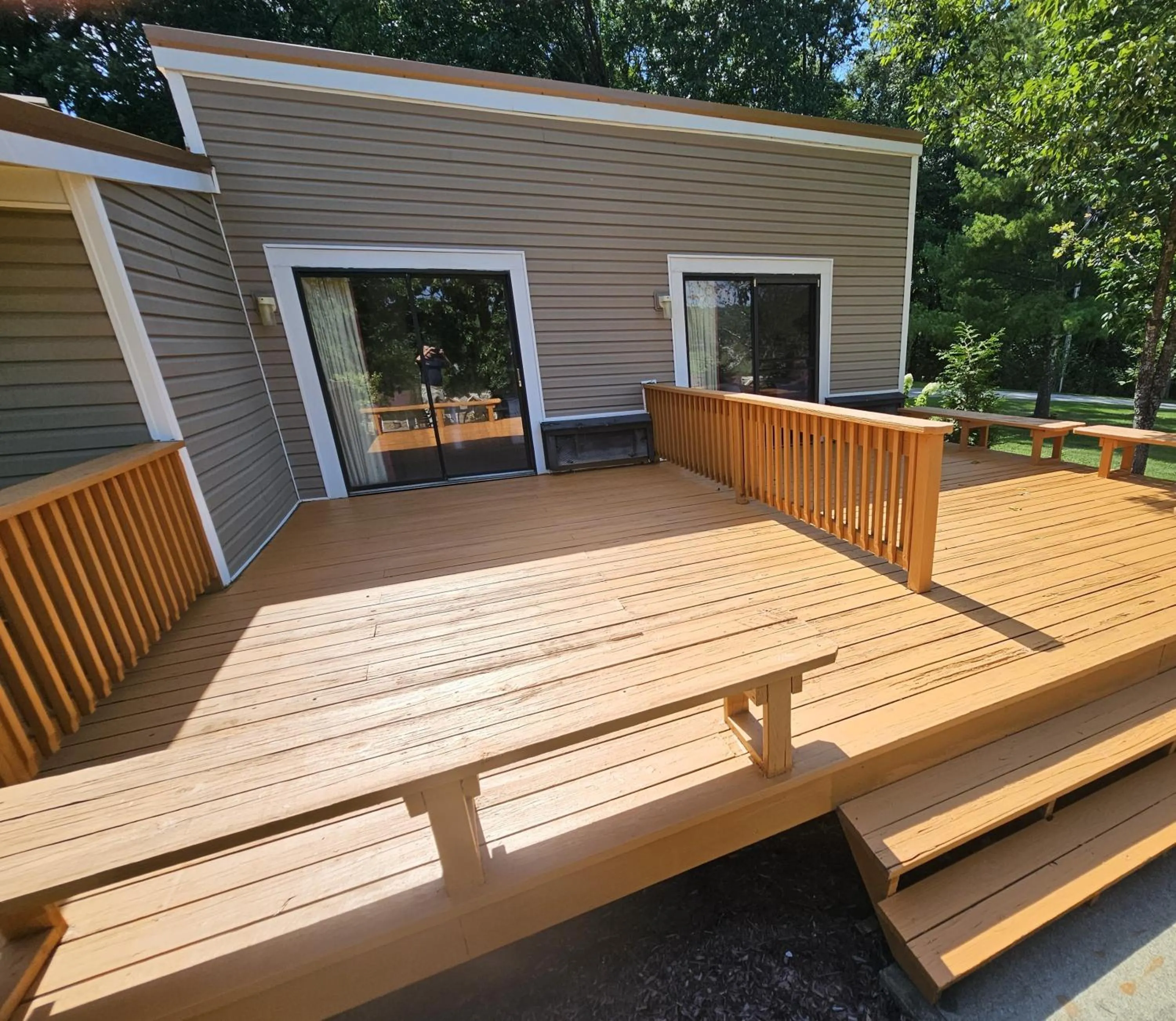Balcony/Terrace in Lodge at Chalk Hill