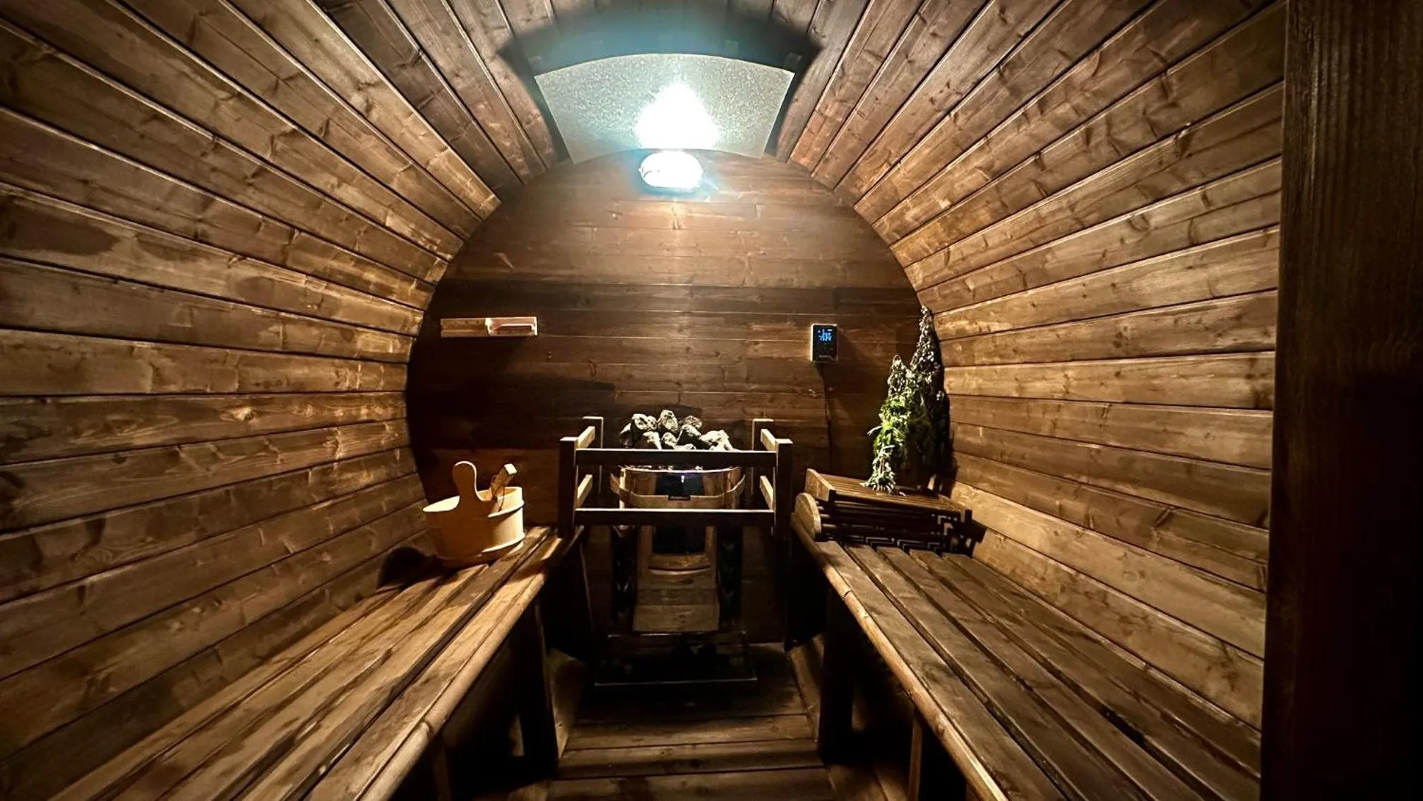 Sauna in glampark S.O.P Fuji Kawaguchi Lake