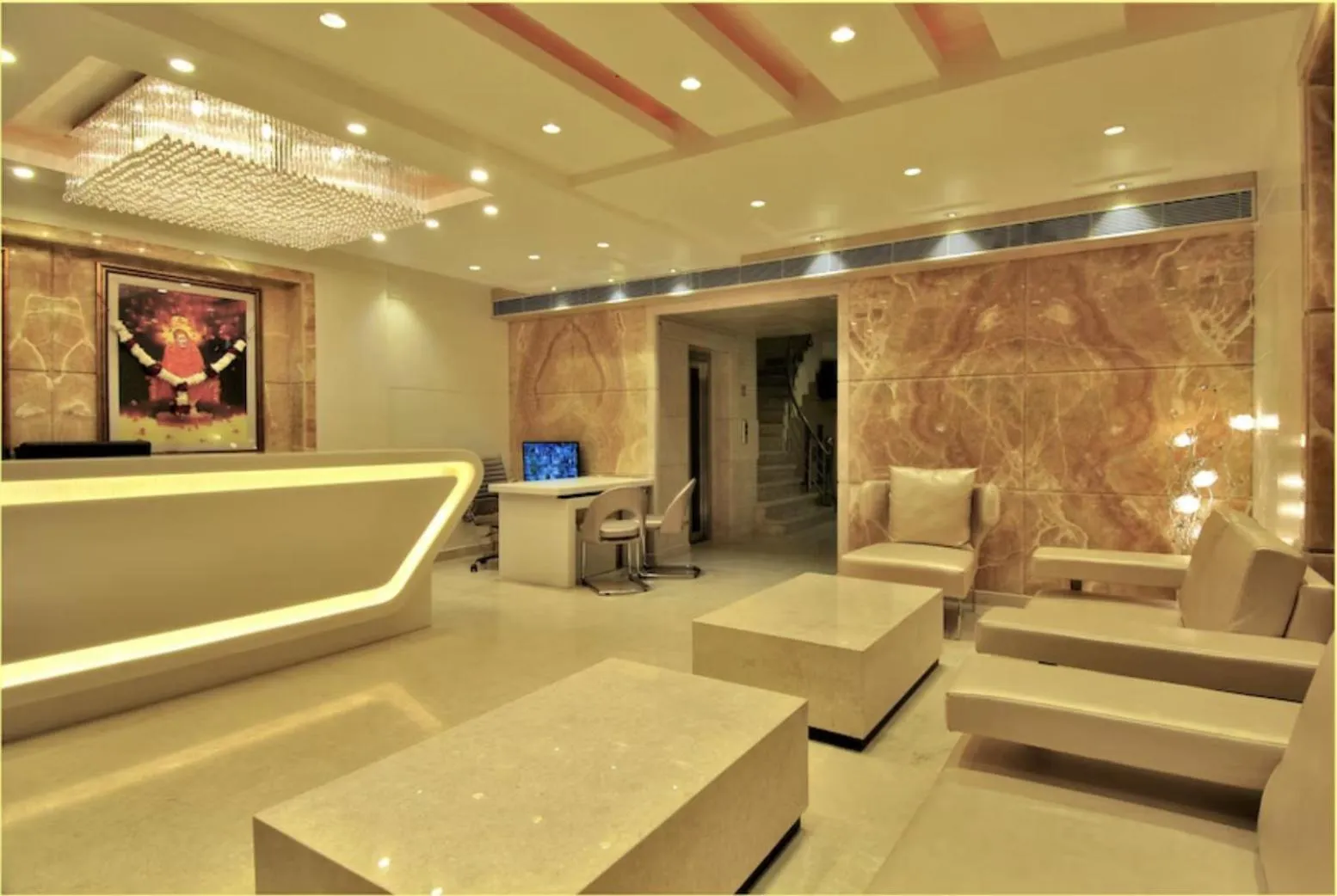 Seating area in Hotel Sai Miracle - New Delhi