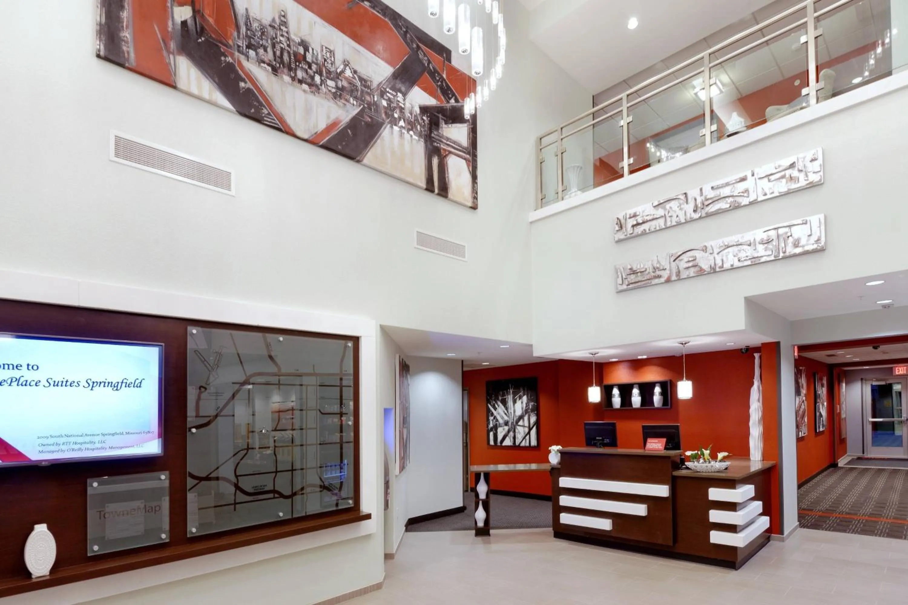 Lobby or reception in TownePlace Suites by Marriott Springfield