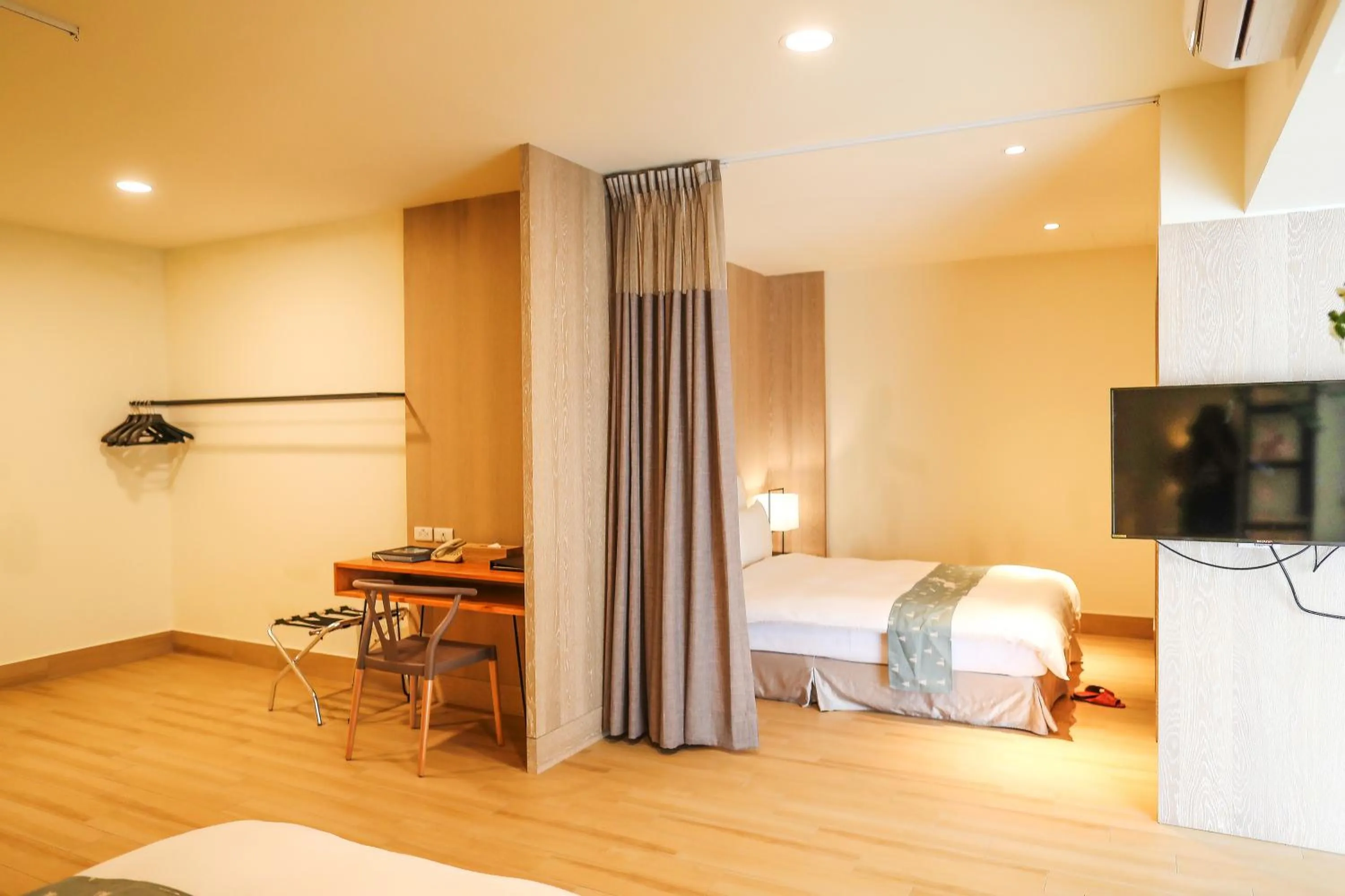 Photo of the whole room, Bed in Sea Passion Hotel