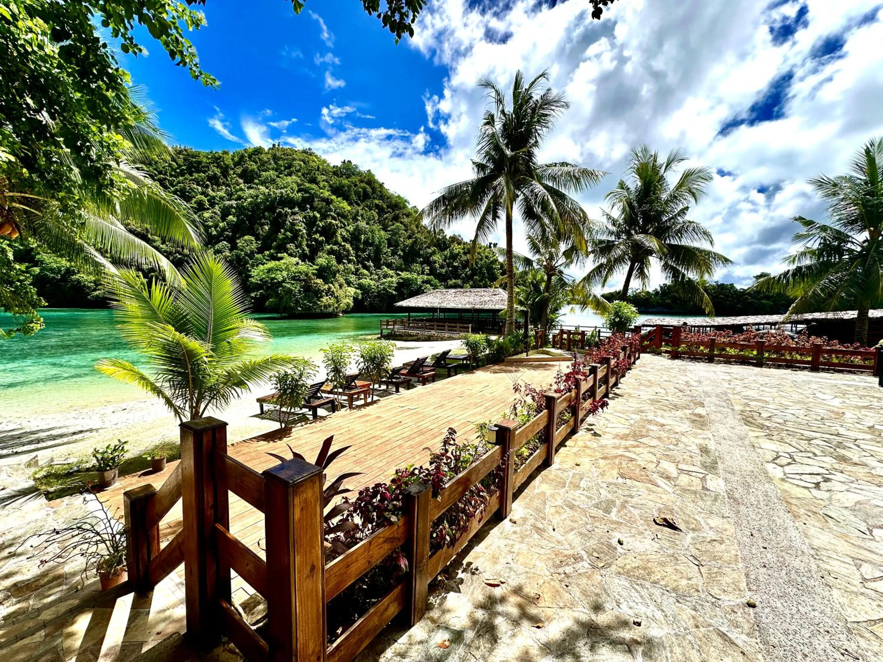 Garden view in Sea Passion Hotel