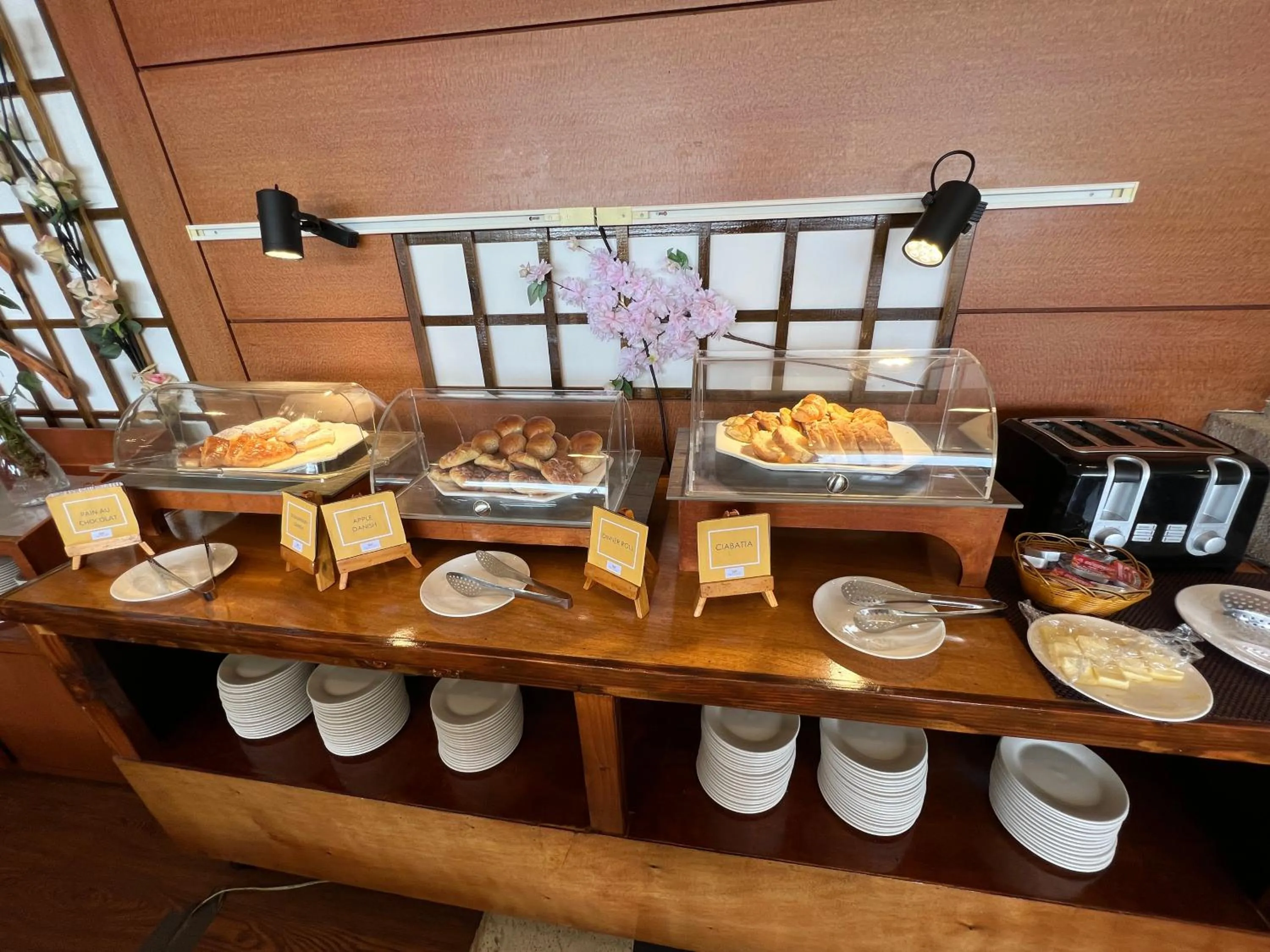 Buffet breakfast in Sea Passion Hotel