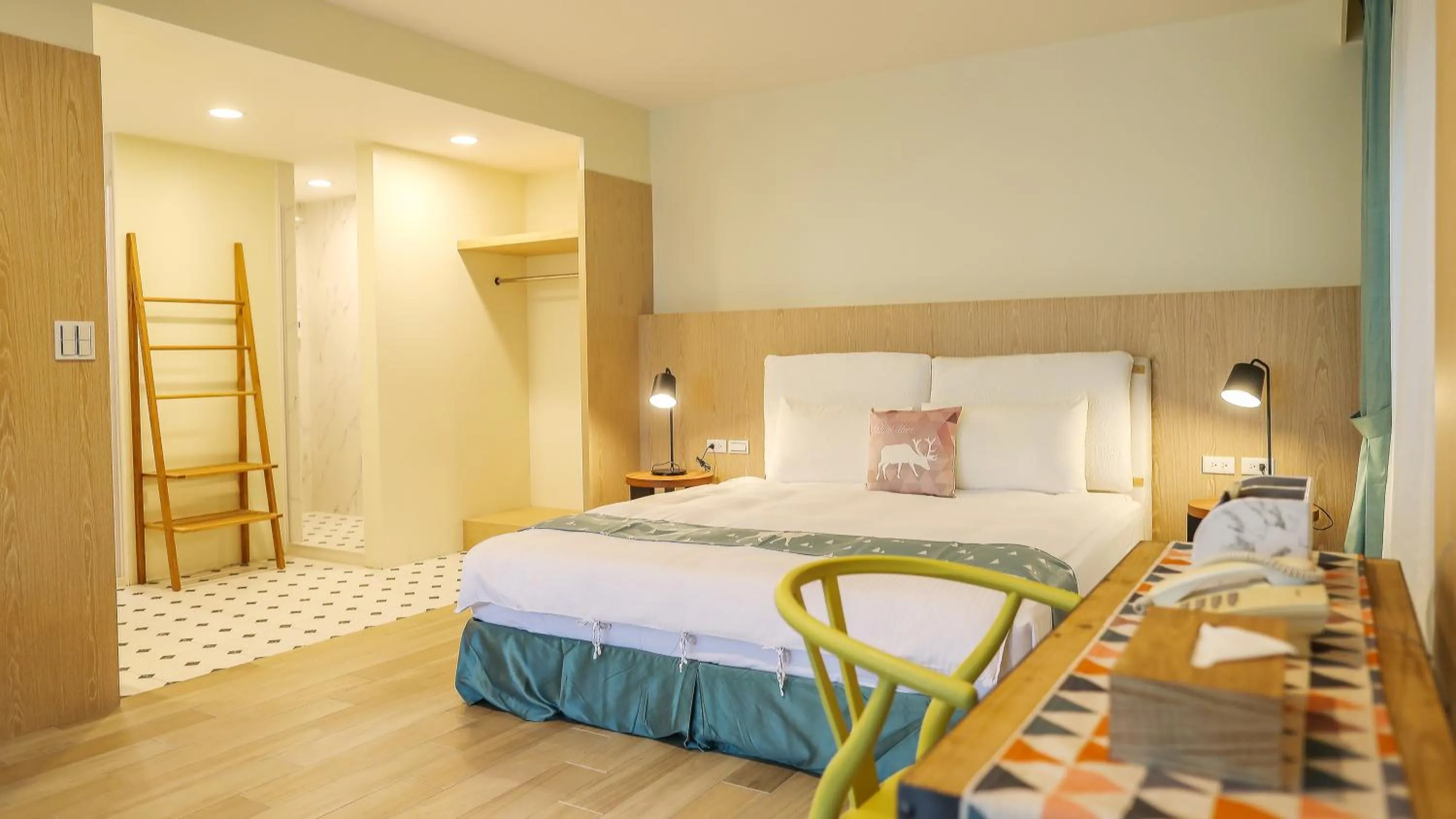 Photo of the whole room, Bed in Sea Passion Hotel