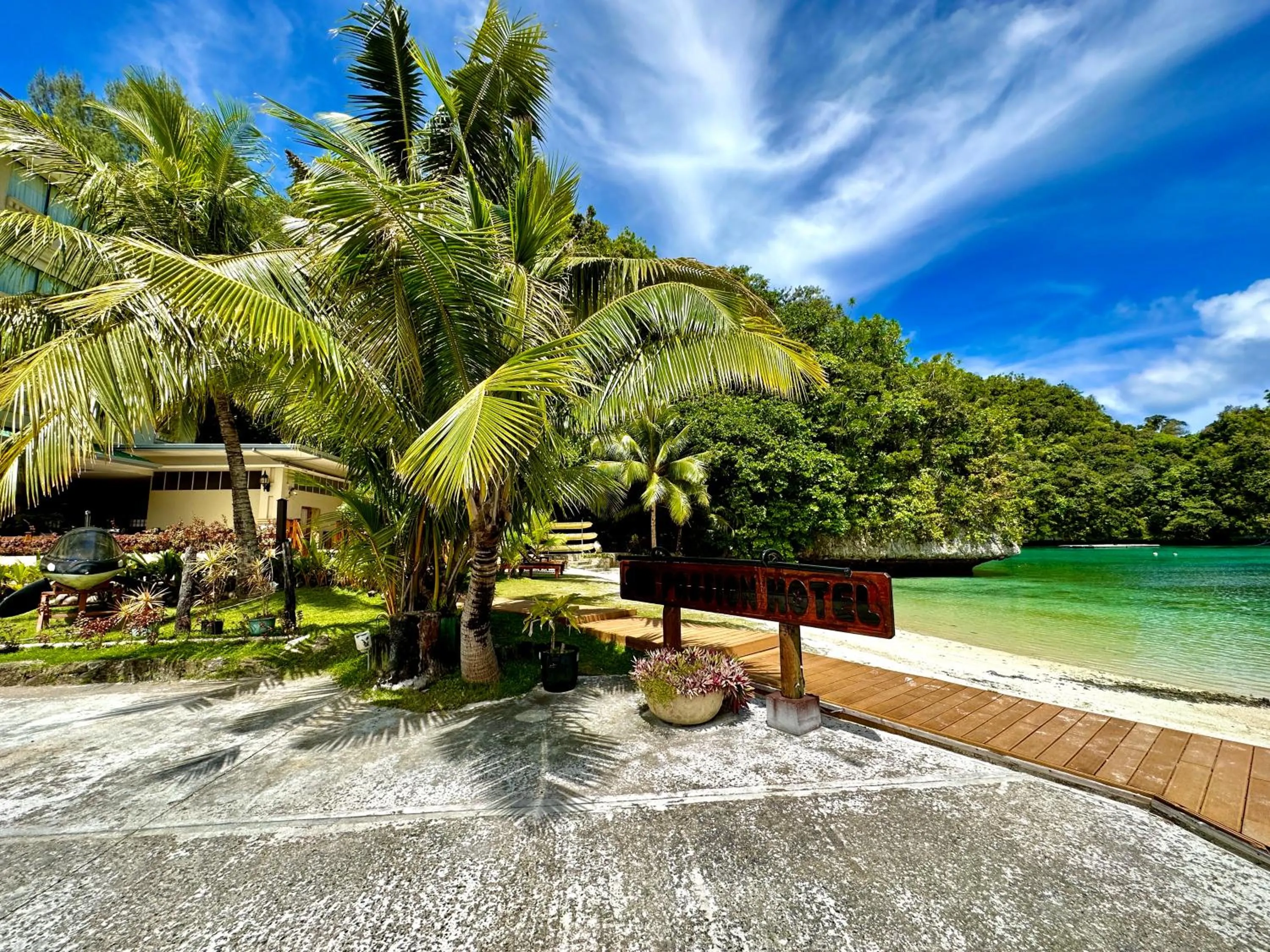 Garden view in Sea Passion Hotel