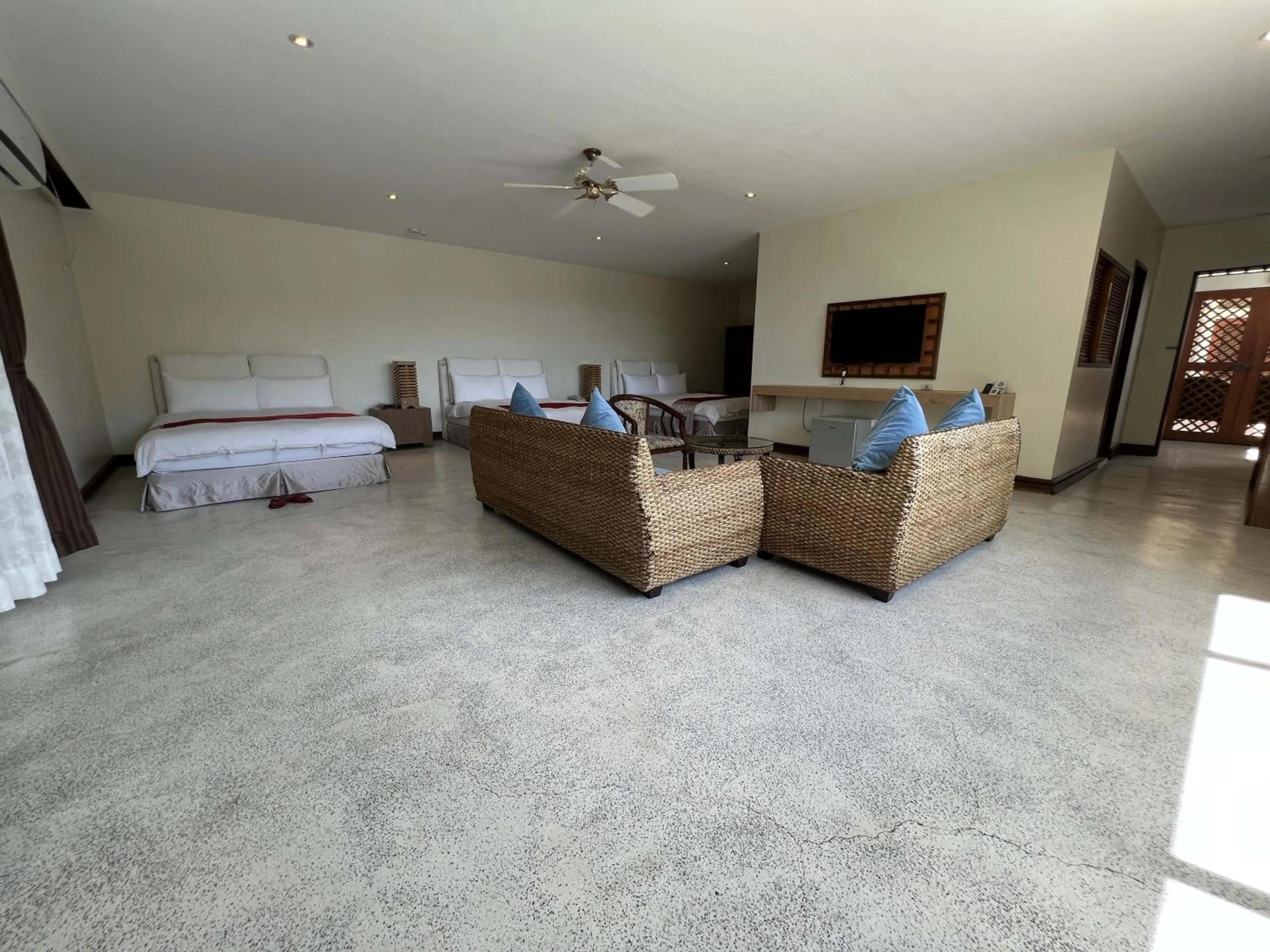 Living room, Bed in Sea Passion Hotel