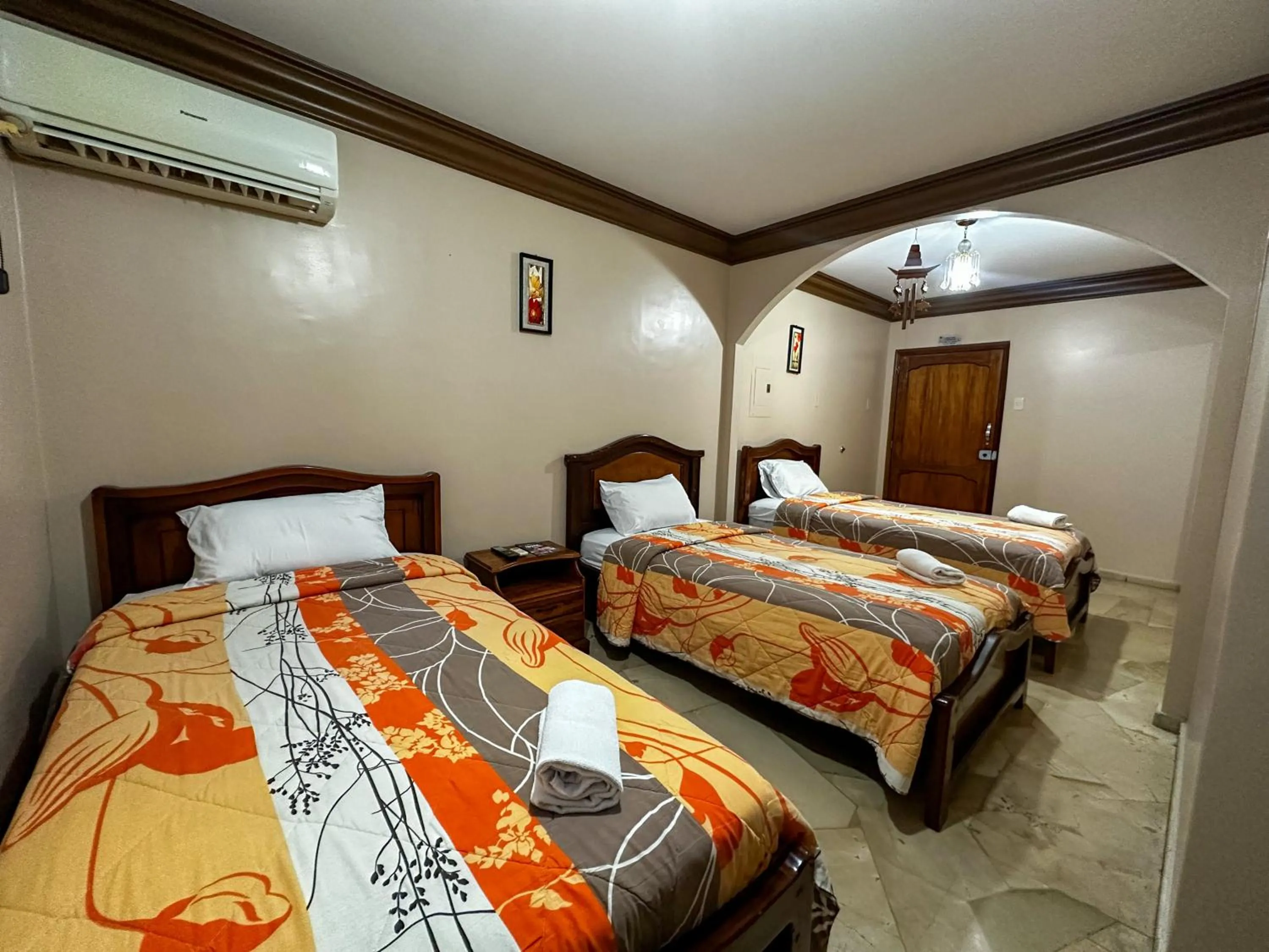 Bed in Hotel Bucaneiro