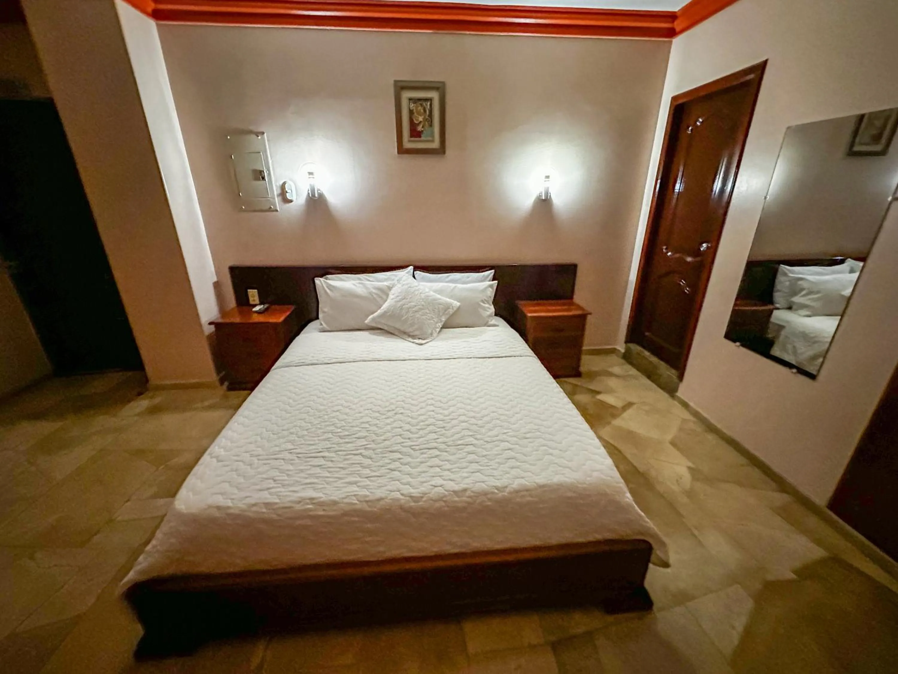Bed in Hotel Bucaneiro