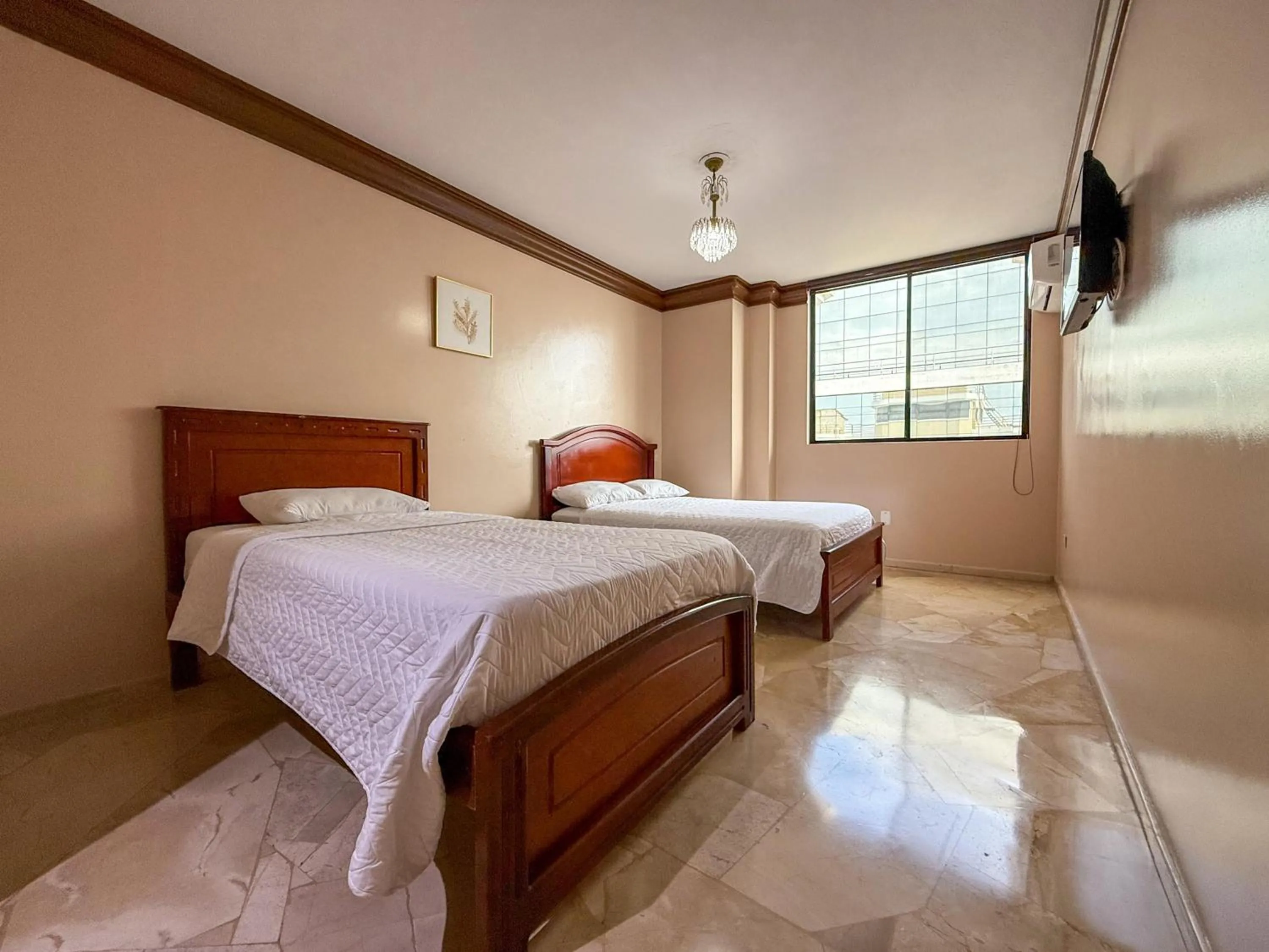 Bed in Hotel Bucaneiro