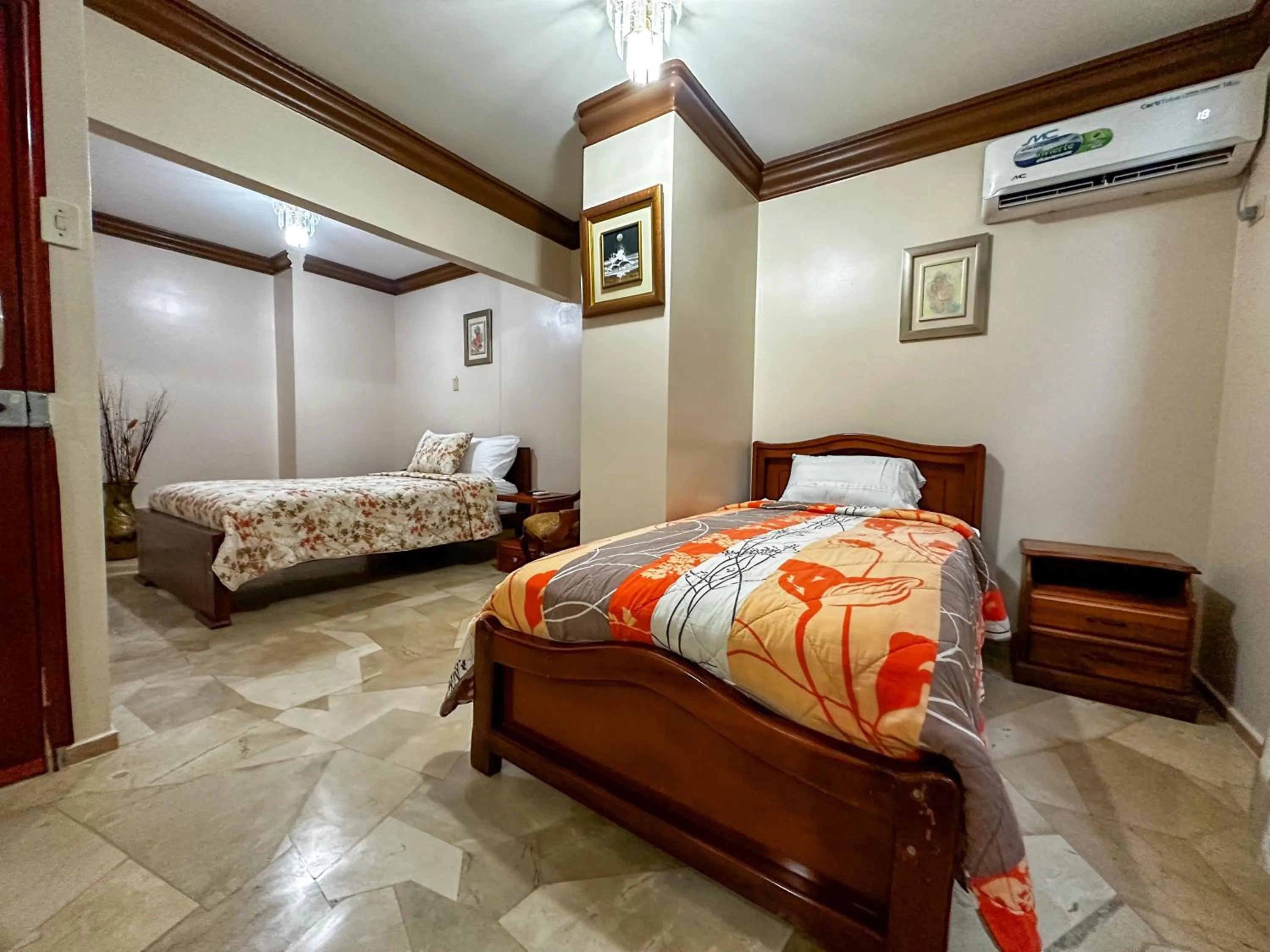 Bed in Hotel Bucaneiro