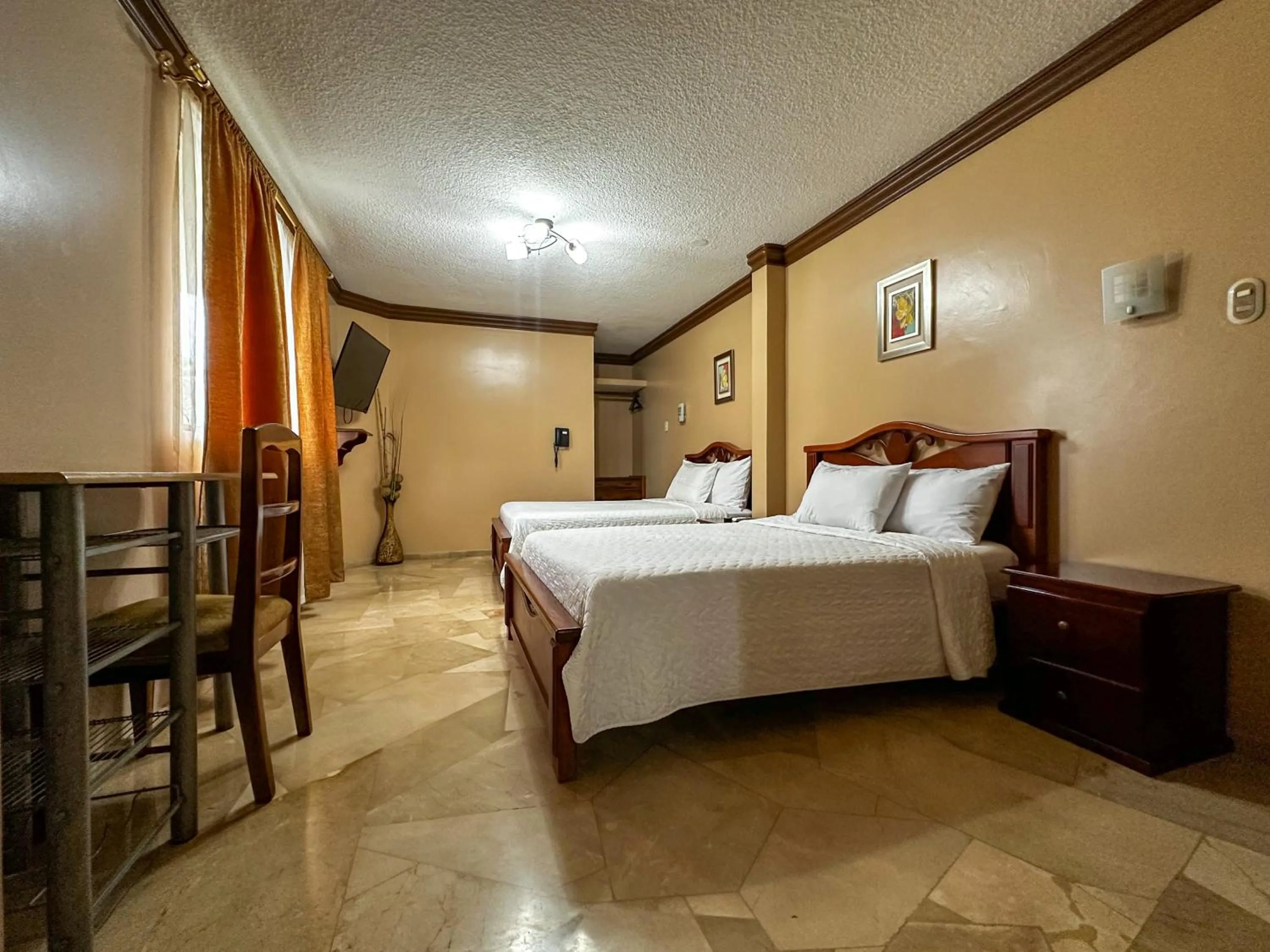 Bed in Hotel Bucaneiro