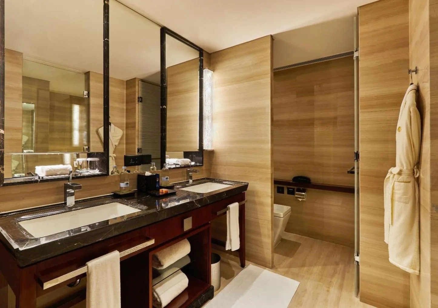 Bathroom in Mandarin Oriental Pudong, Shanghai