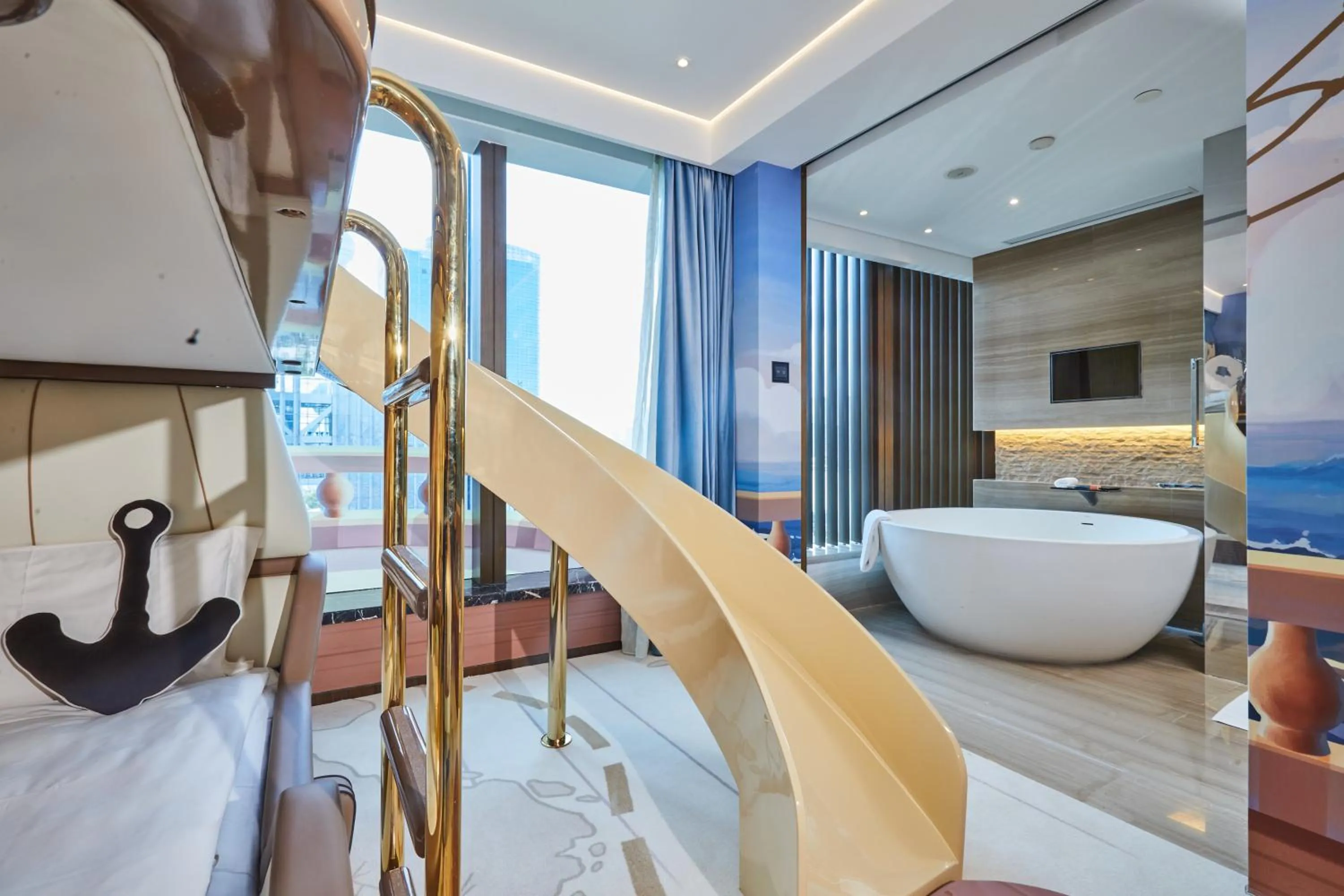 Bathroom in Mandarin Oriental Pudong, Shanghai