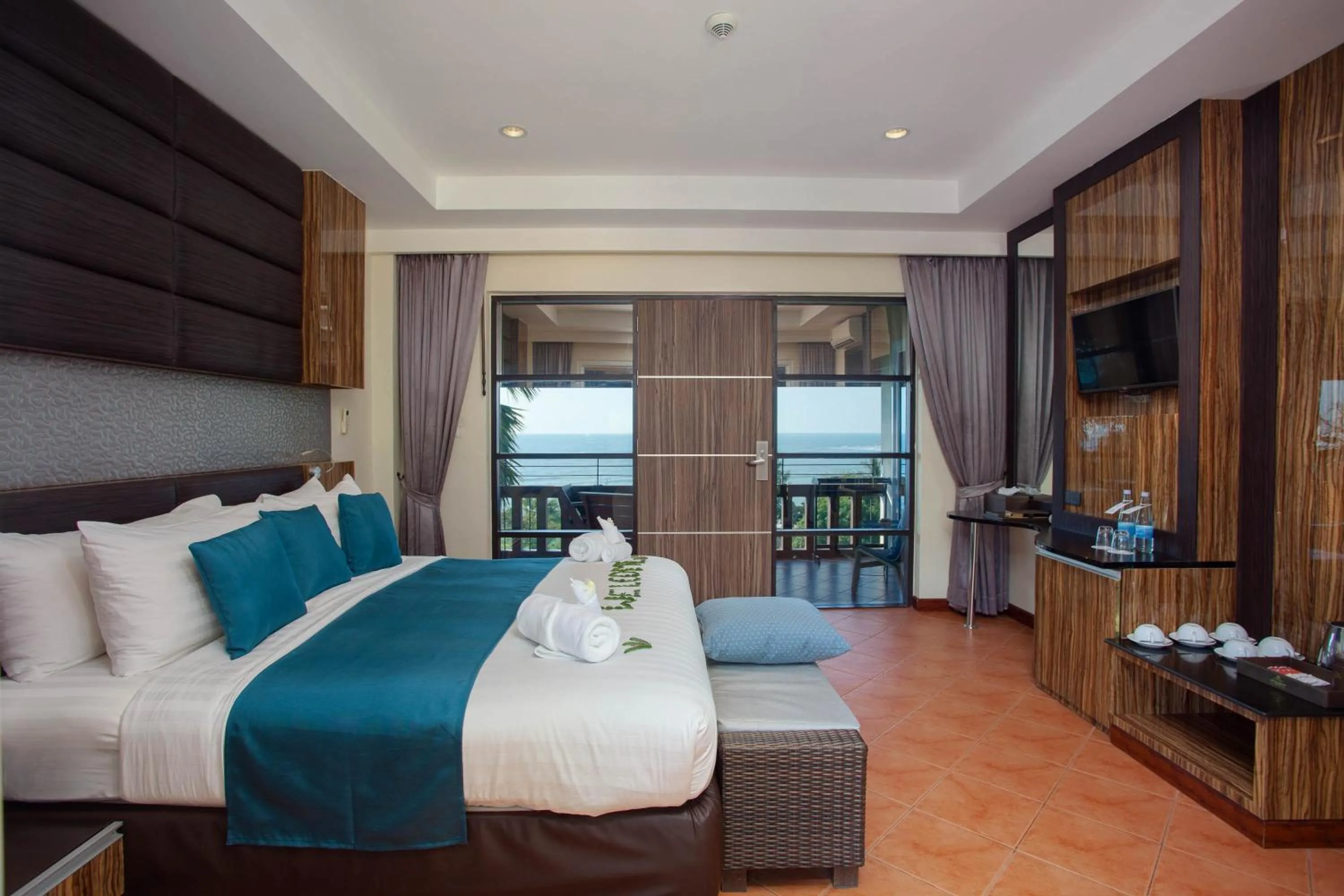 Photo of the whole room, Bed in Royal Beach Boutique Resort & Spa Koh Samui