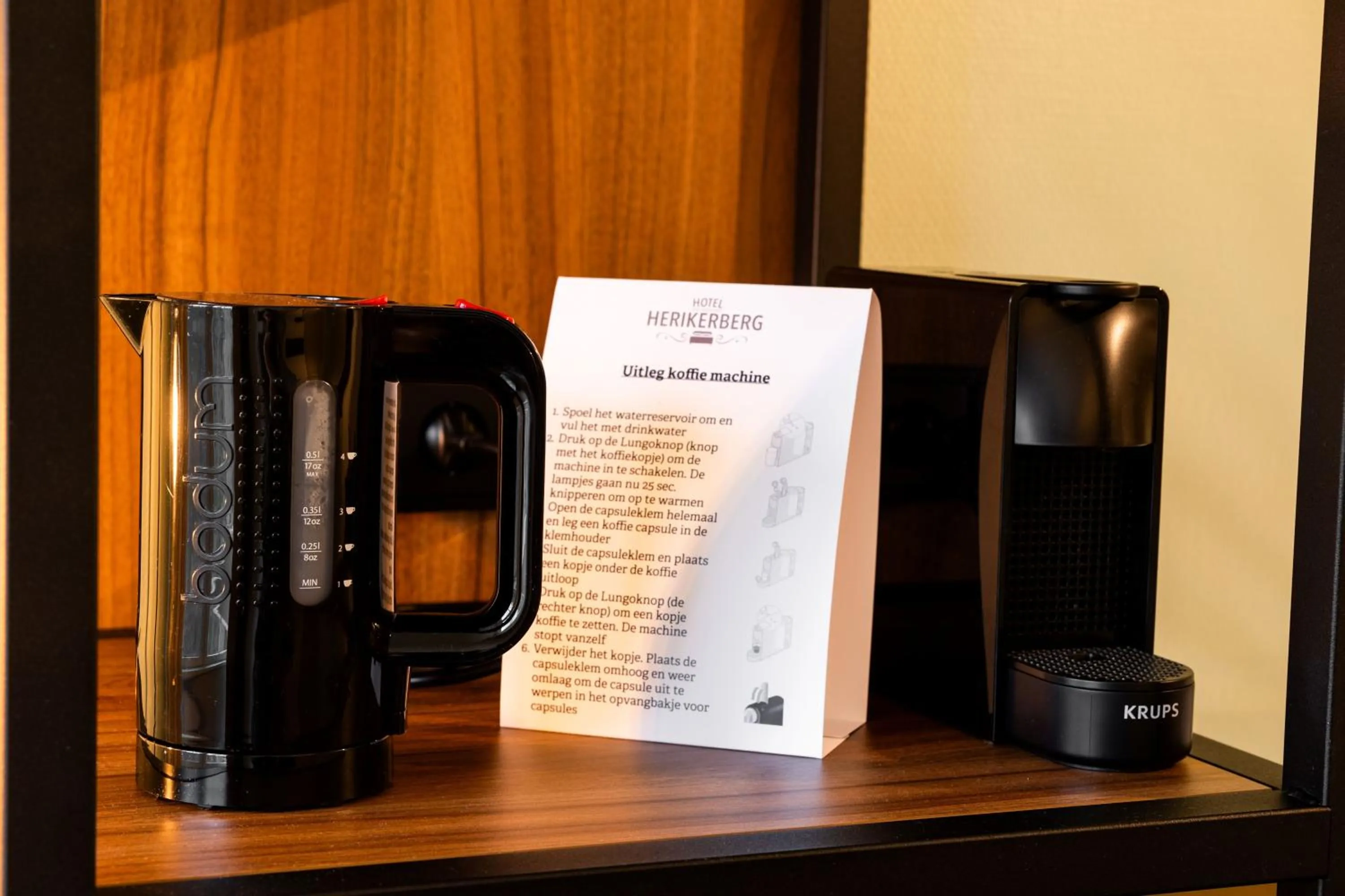 Coffee/tea facilities in Landhuis Hotel de Herikerberg