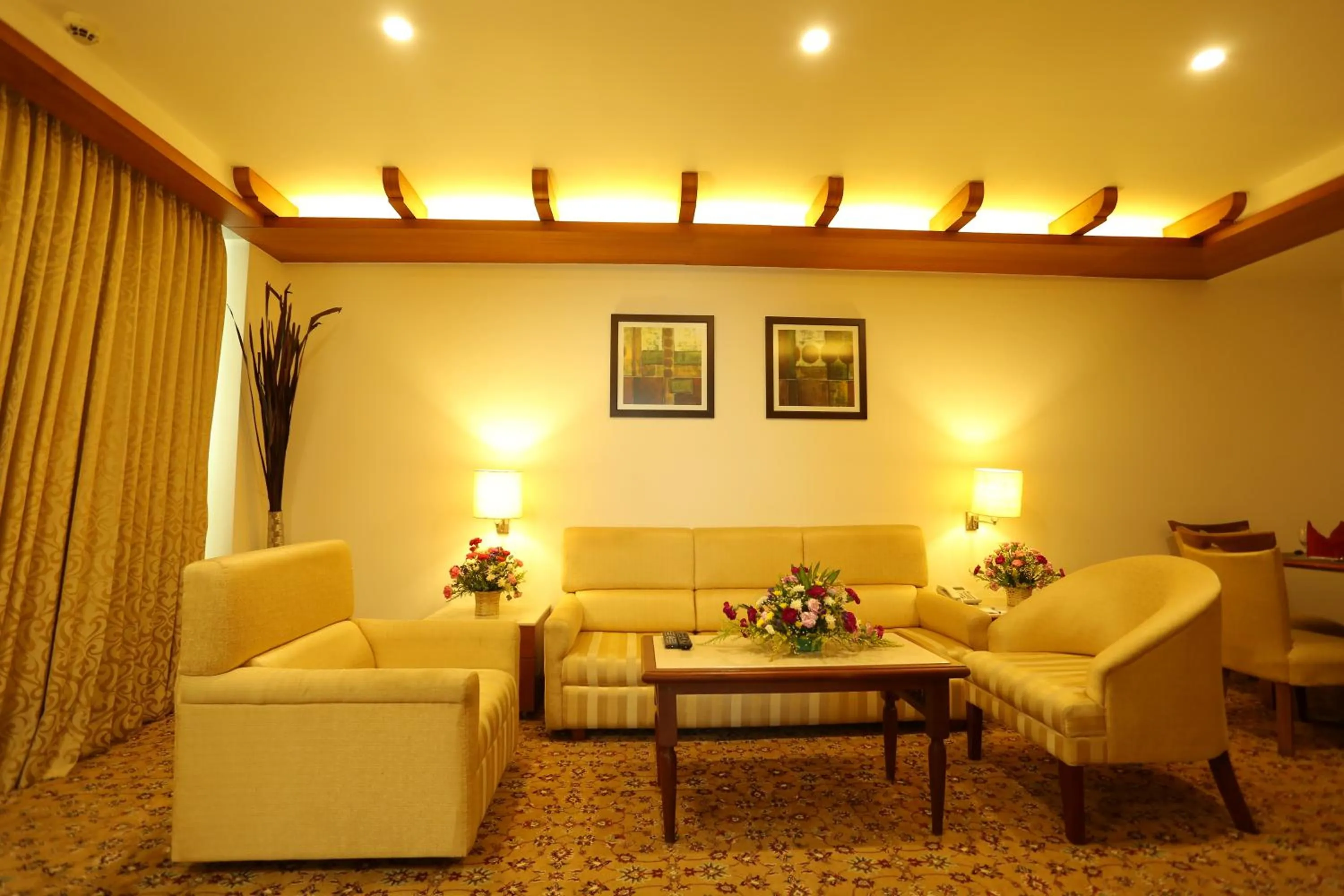 Seating area in Sivaraj Inn Salem