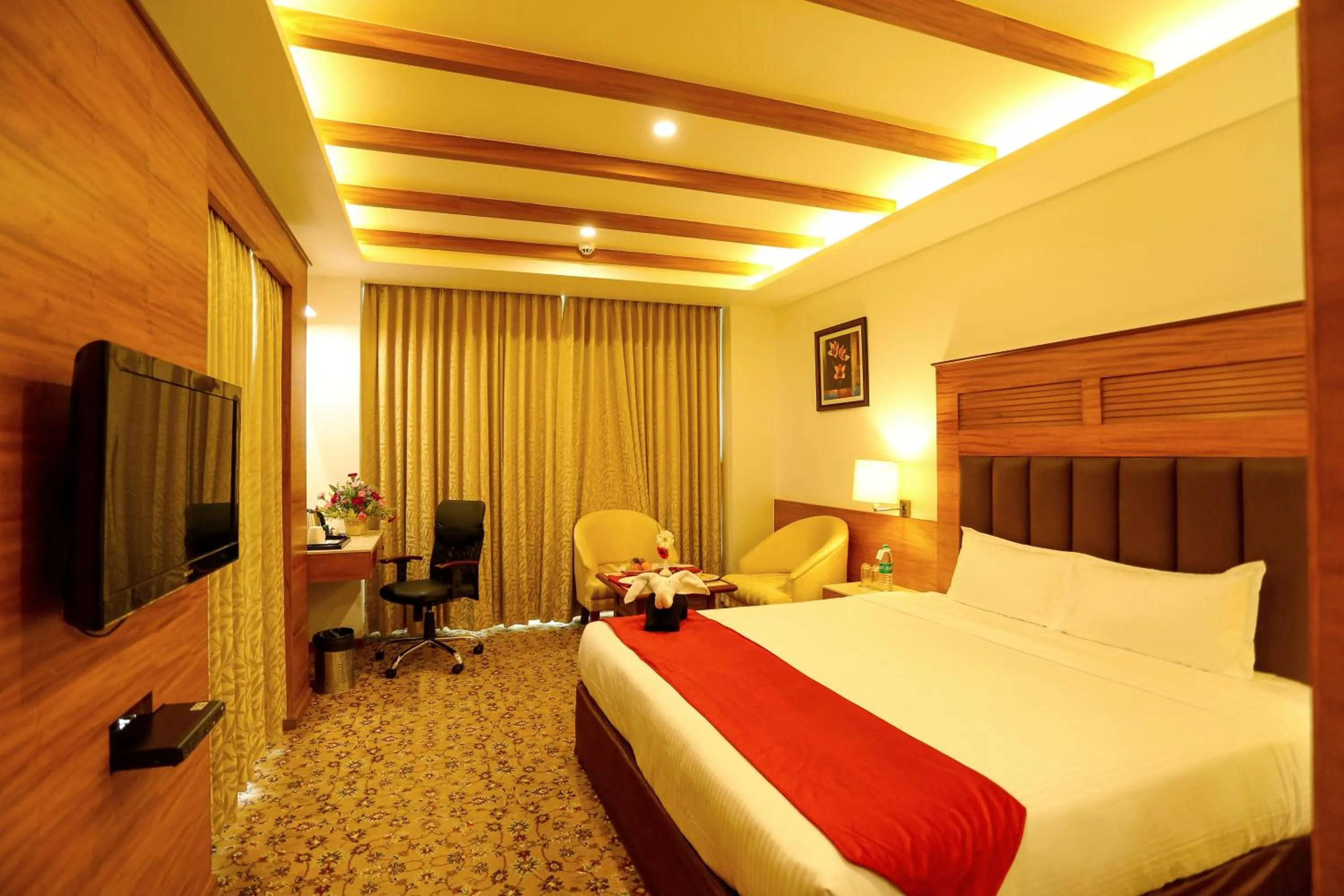 Bed in Sivaraj Inn Salem