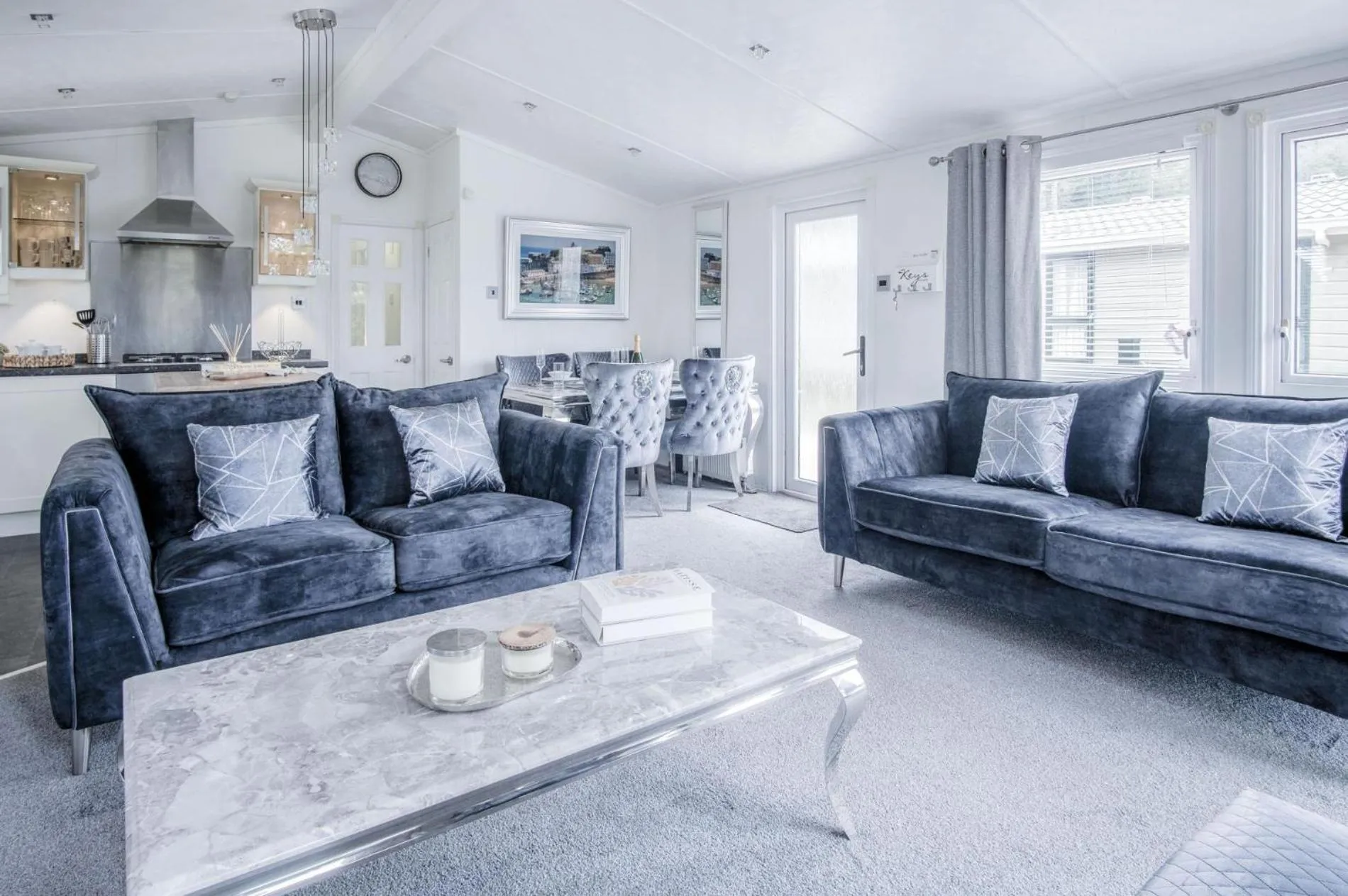 Floor plan in 1 Manor Lodge - 3 Bedroom Lodge - Pendine