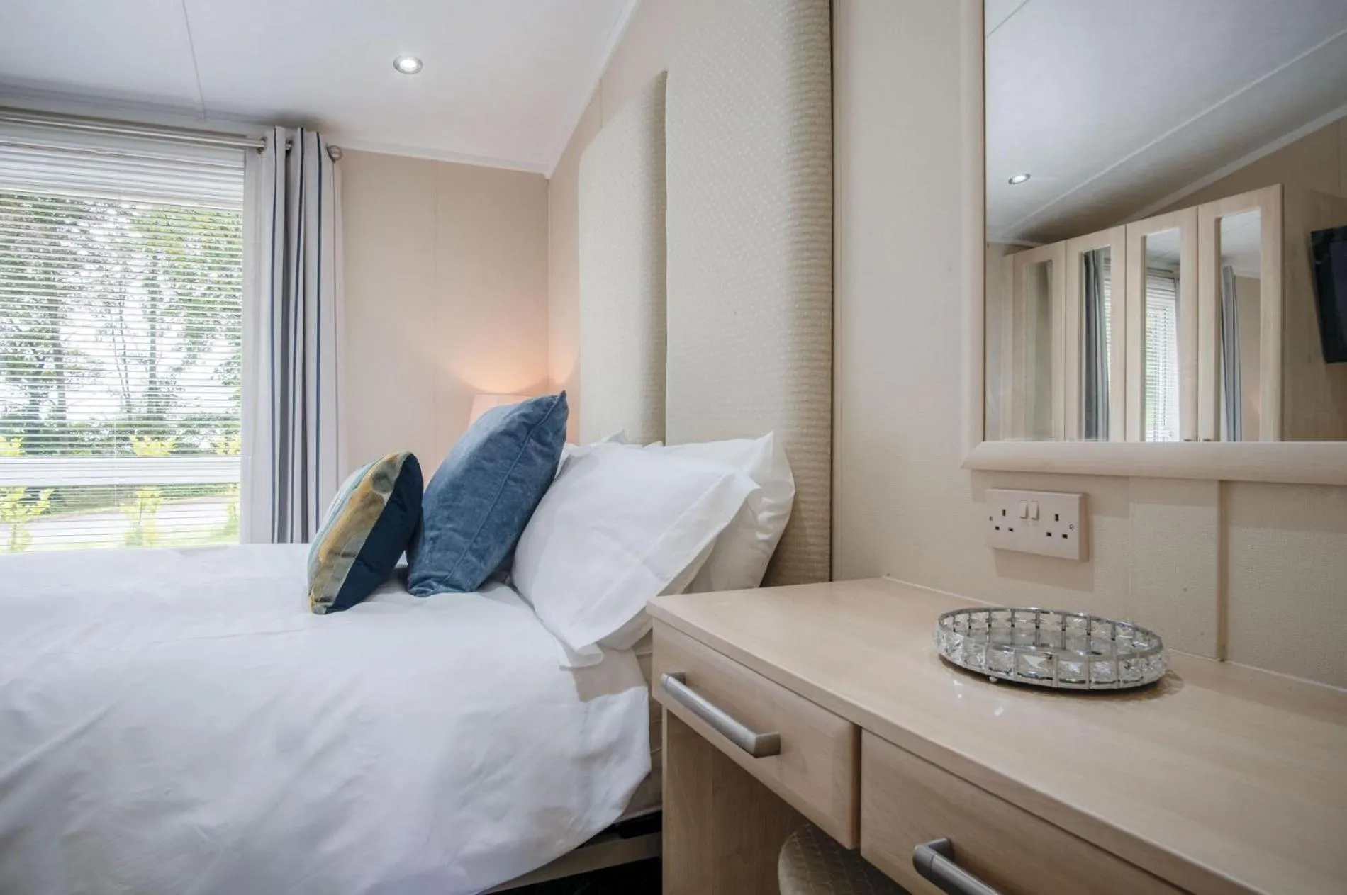 Floor plan in 1 Manor Lodge - 3 Bedroom Lodge - Pendine