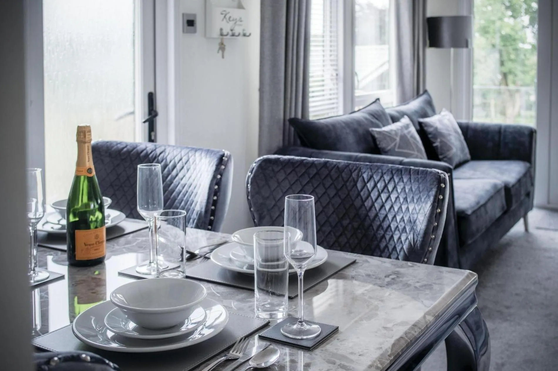 Floor plan in 1 Manor Lodge - 3 Bedroom Lodge - Pendine