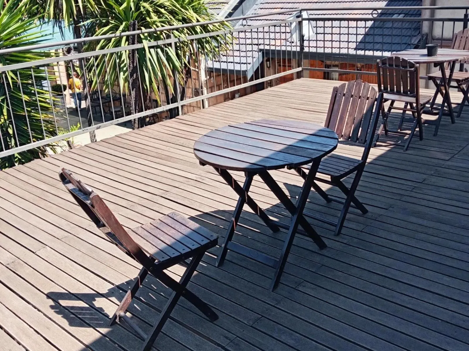 Patio in Petra Lodge