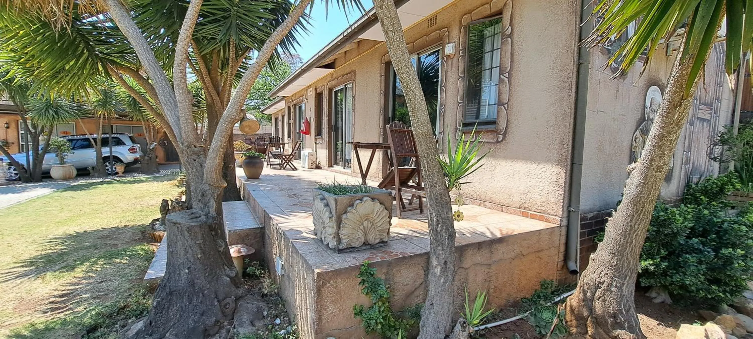 Patio in Petra Lodge