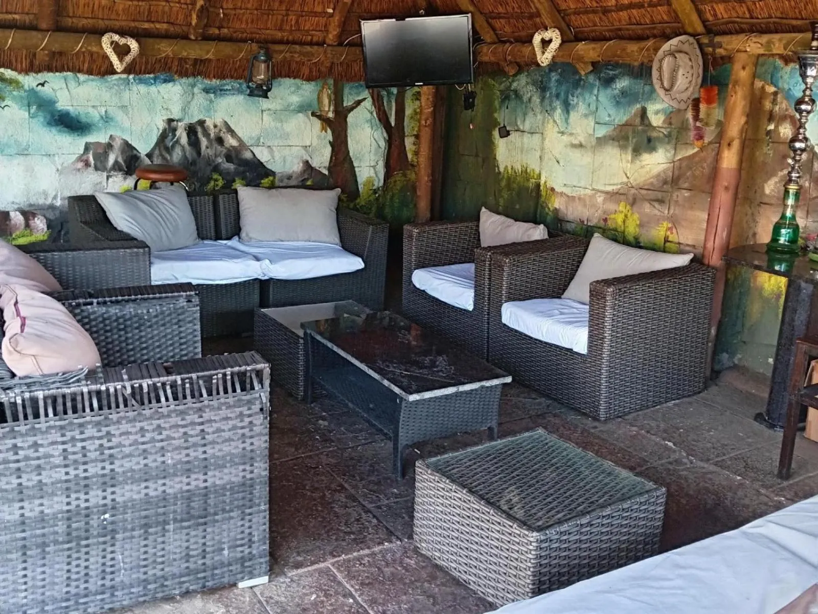 Patio in Petra Lodge