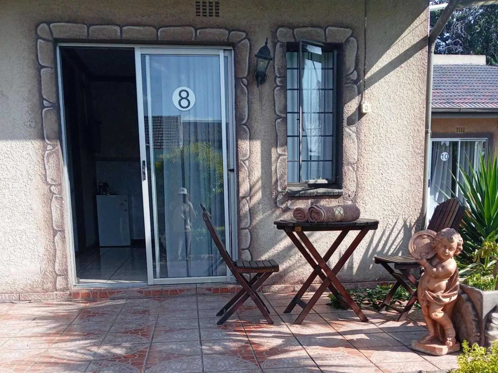 Patio in Petra Lodge