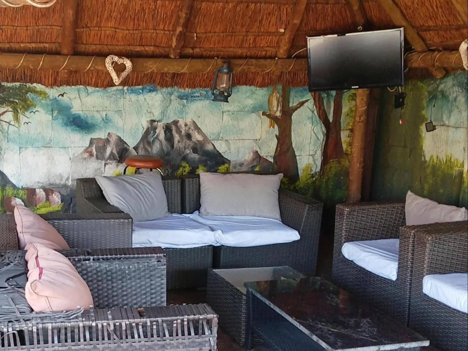 Patio in Petra Lodge