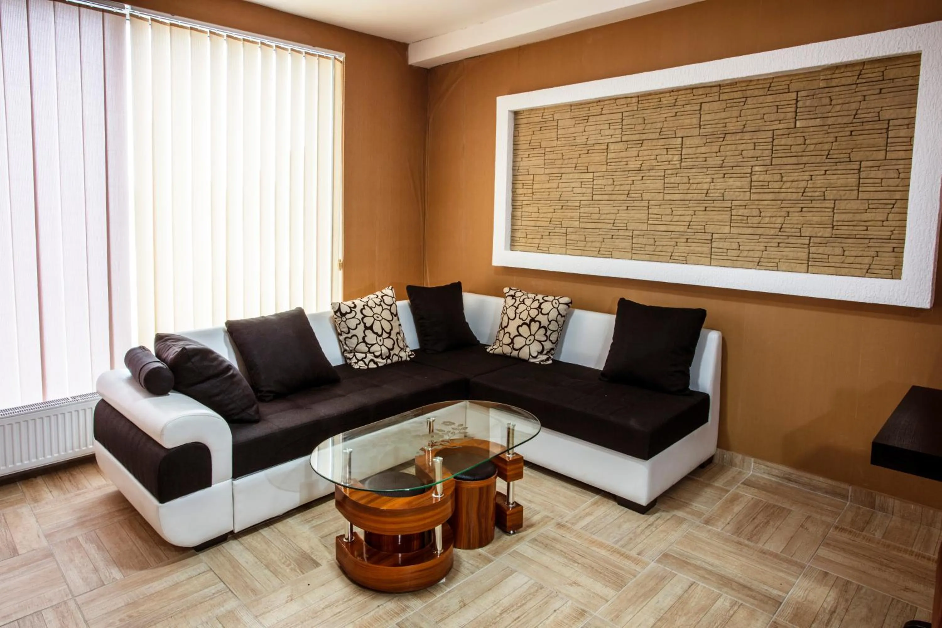 Seating area in Hotel Saradis