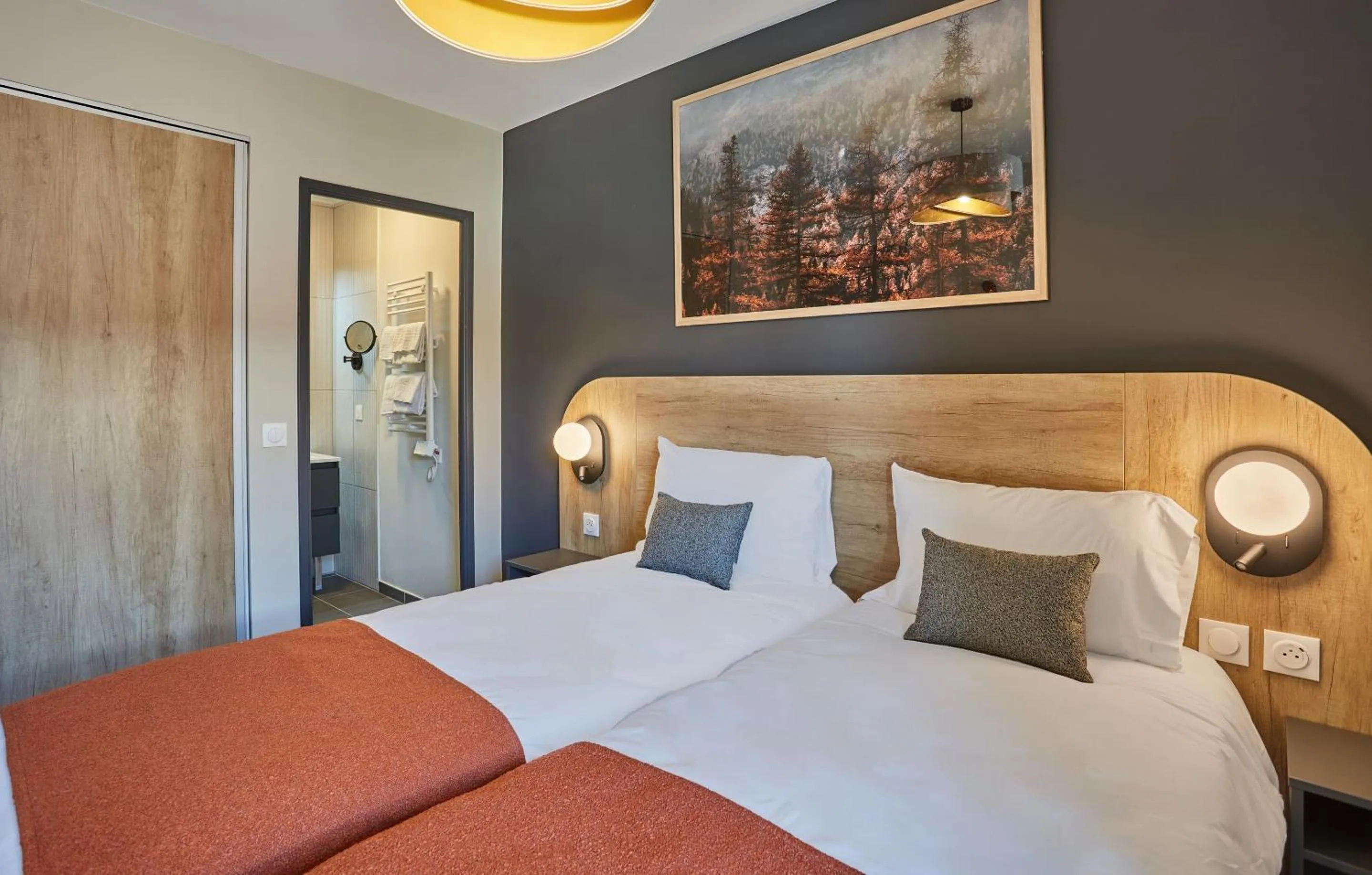 Bedroom, Bed in Résidence Odalys Le Mont d'Auron