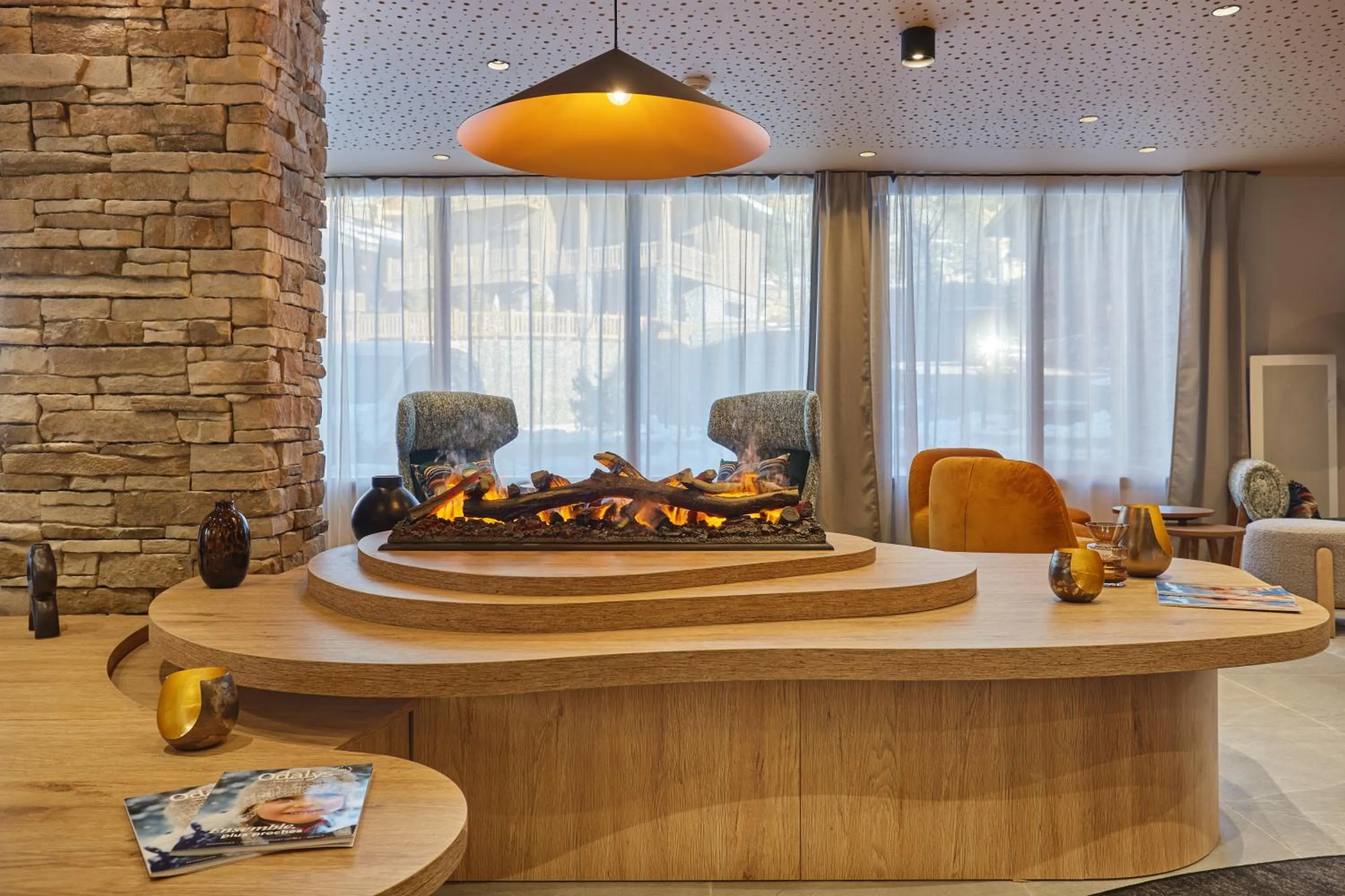 Lobby or reception in Résidence Odalys Le Mont d'Auron