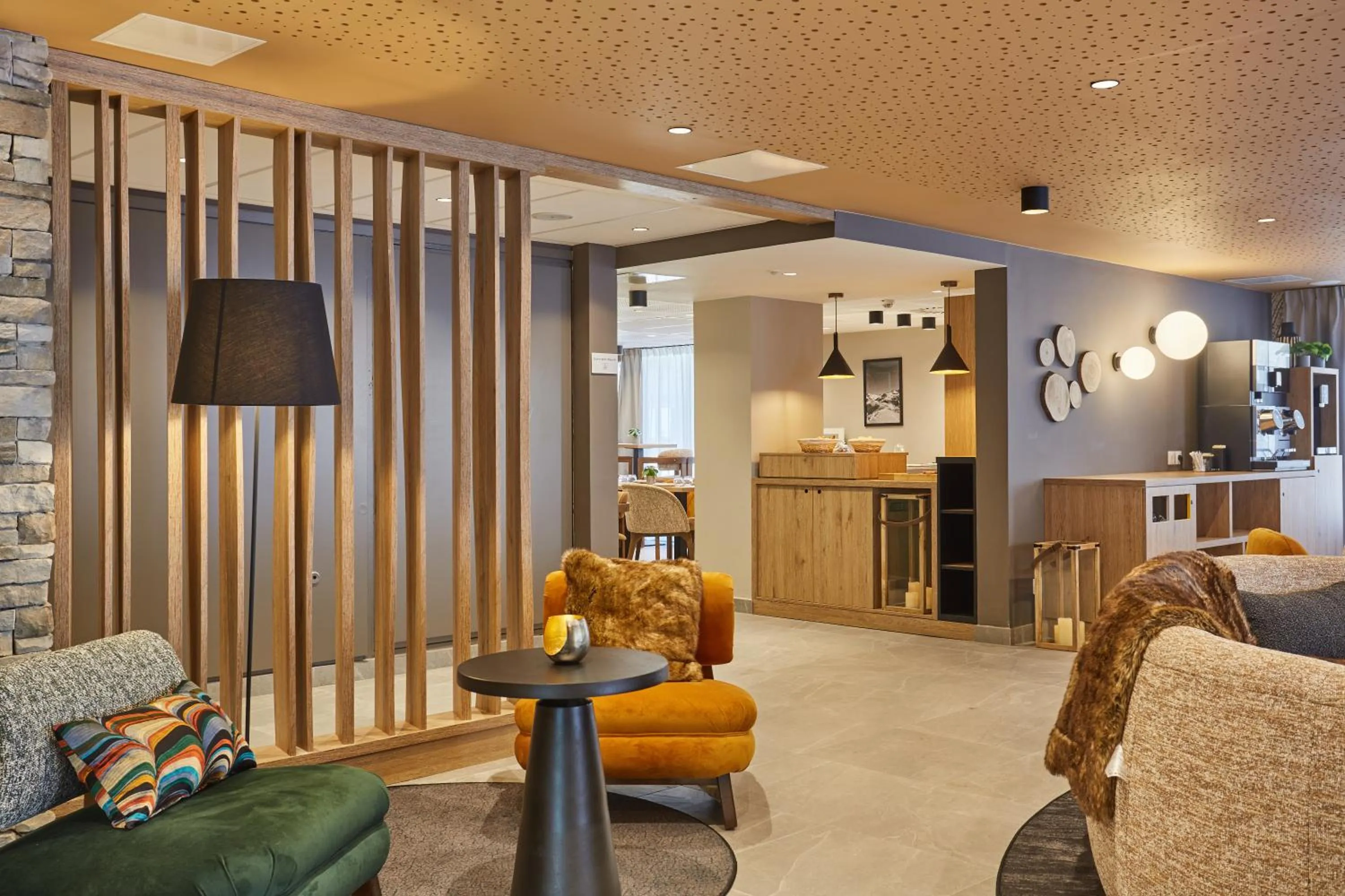 Lobby or reception in Résidence Odalys Le Mont d'Auron