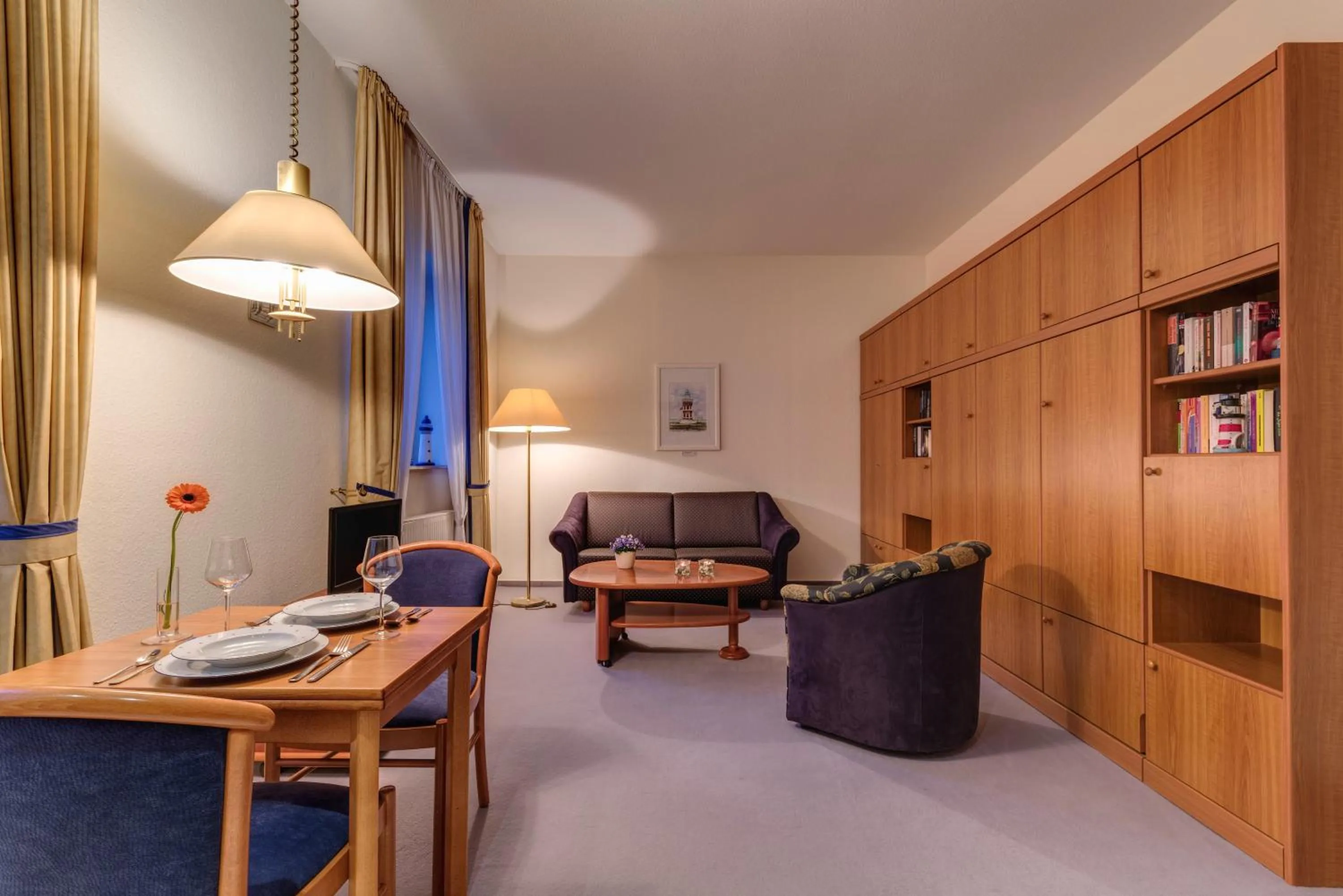 Living room in Hotel Aquamarin