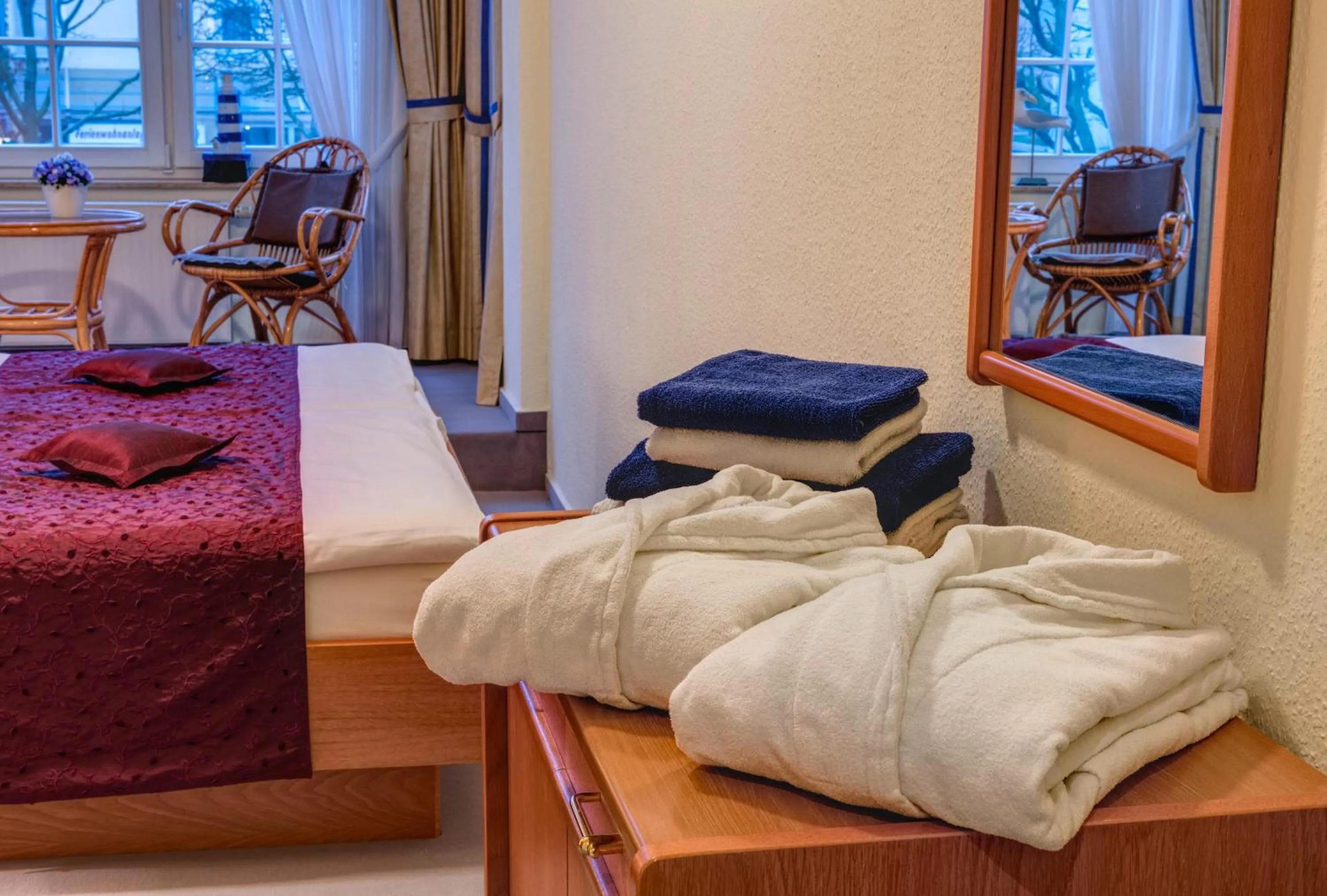 Photo of the whole room, Bed in Hotel Aquamarin