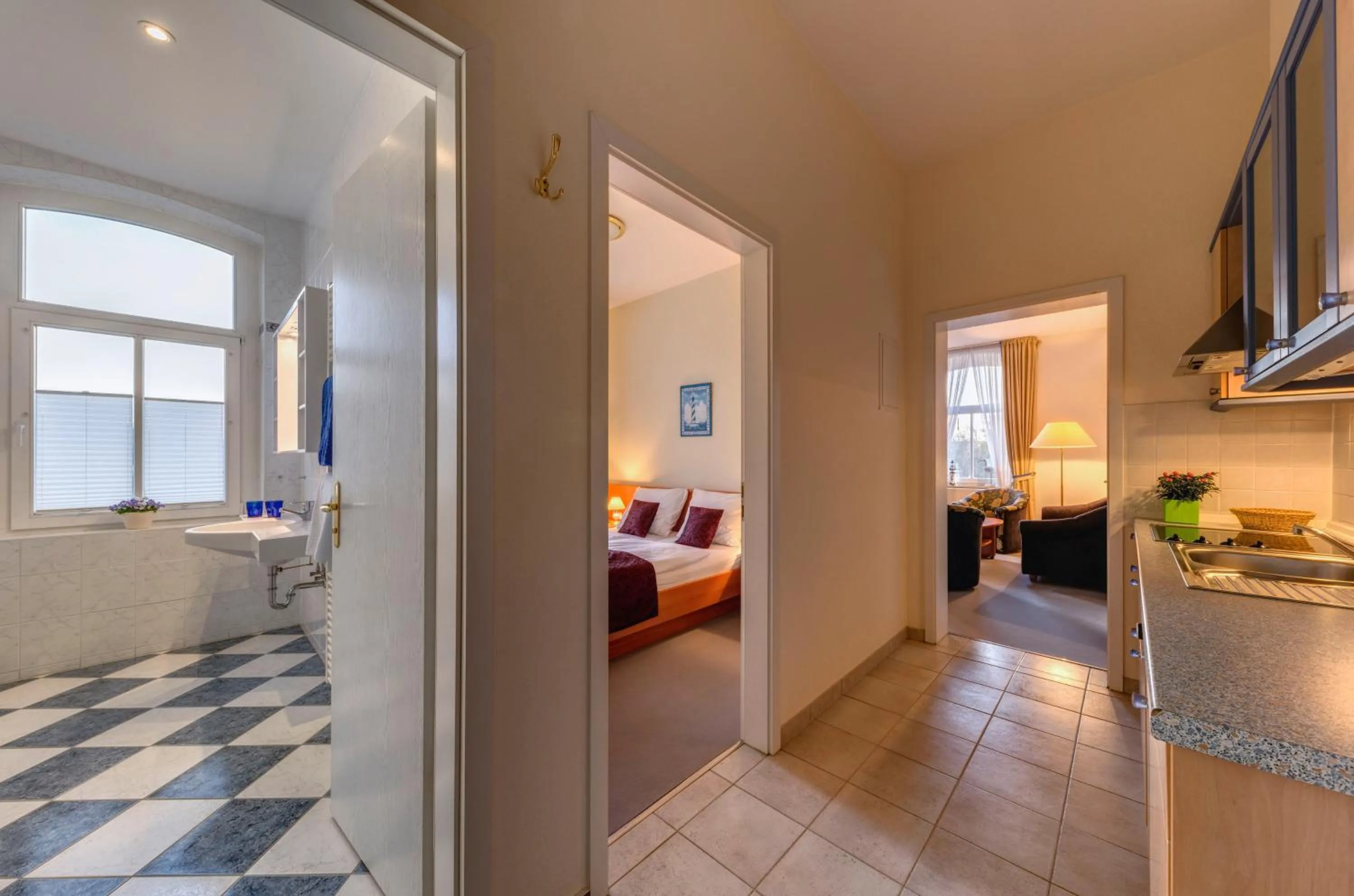 Photo of the whole room, Bed in Hotel Aquamarin